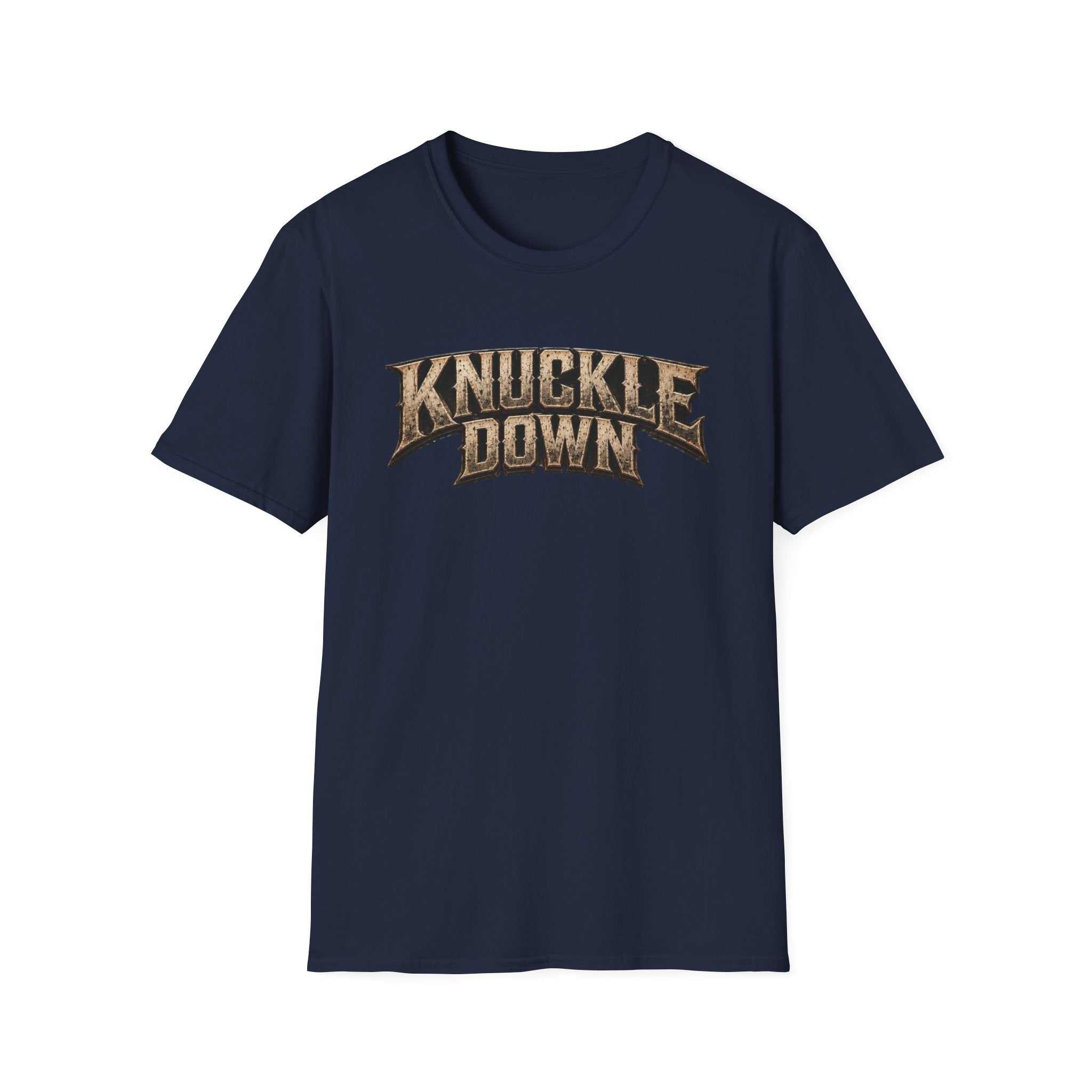 Knuckle Down Graphic T‑Shirt — Vintage Rugged Fighting Vibe