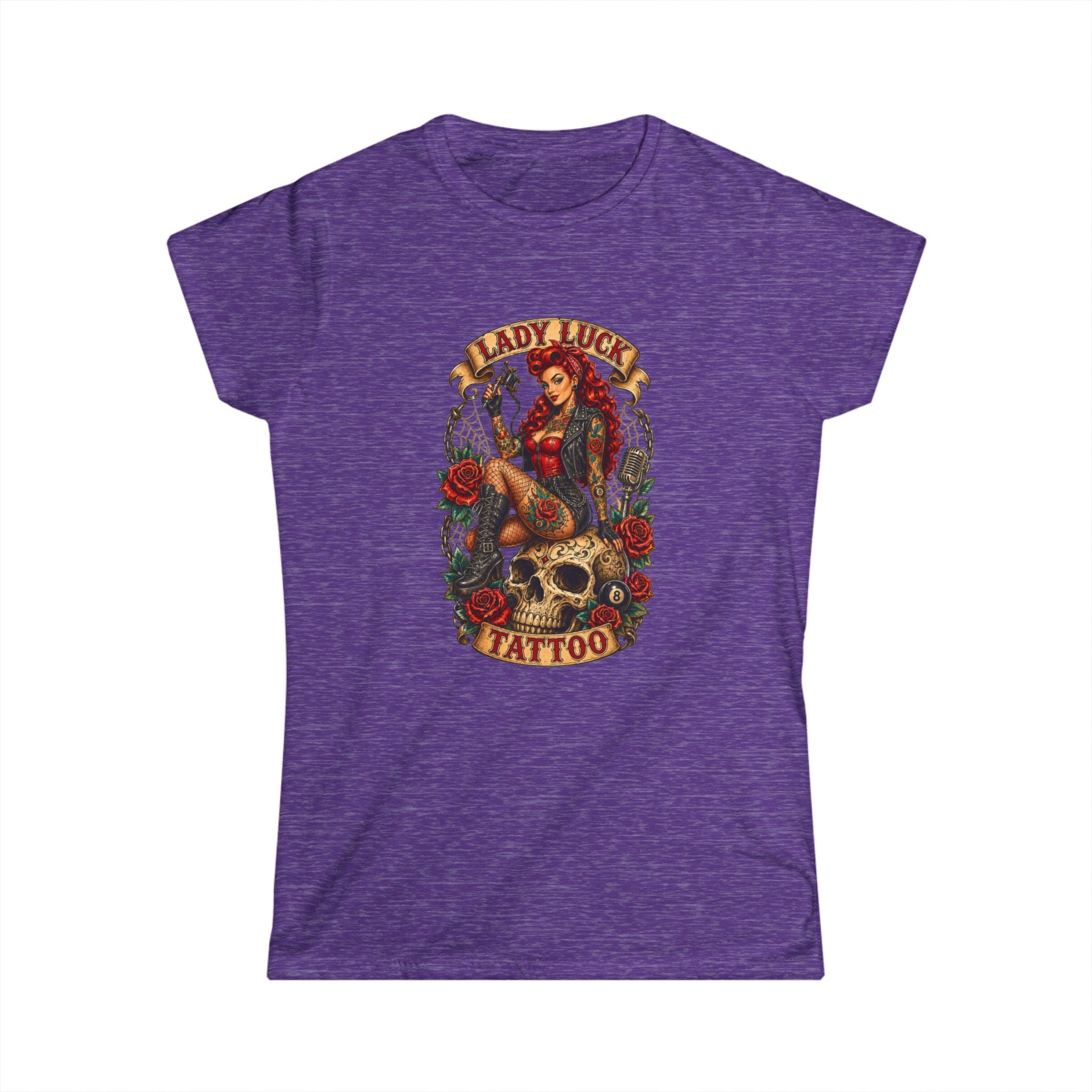 Lady Luck Tattoo Skull Queen Women’s Tee