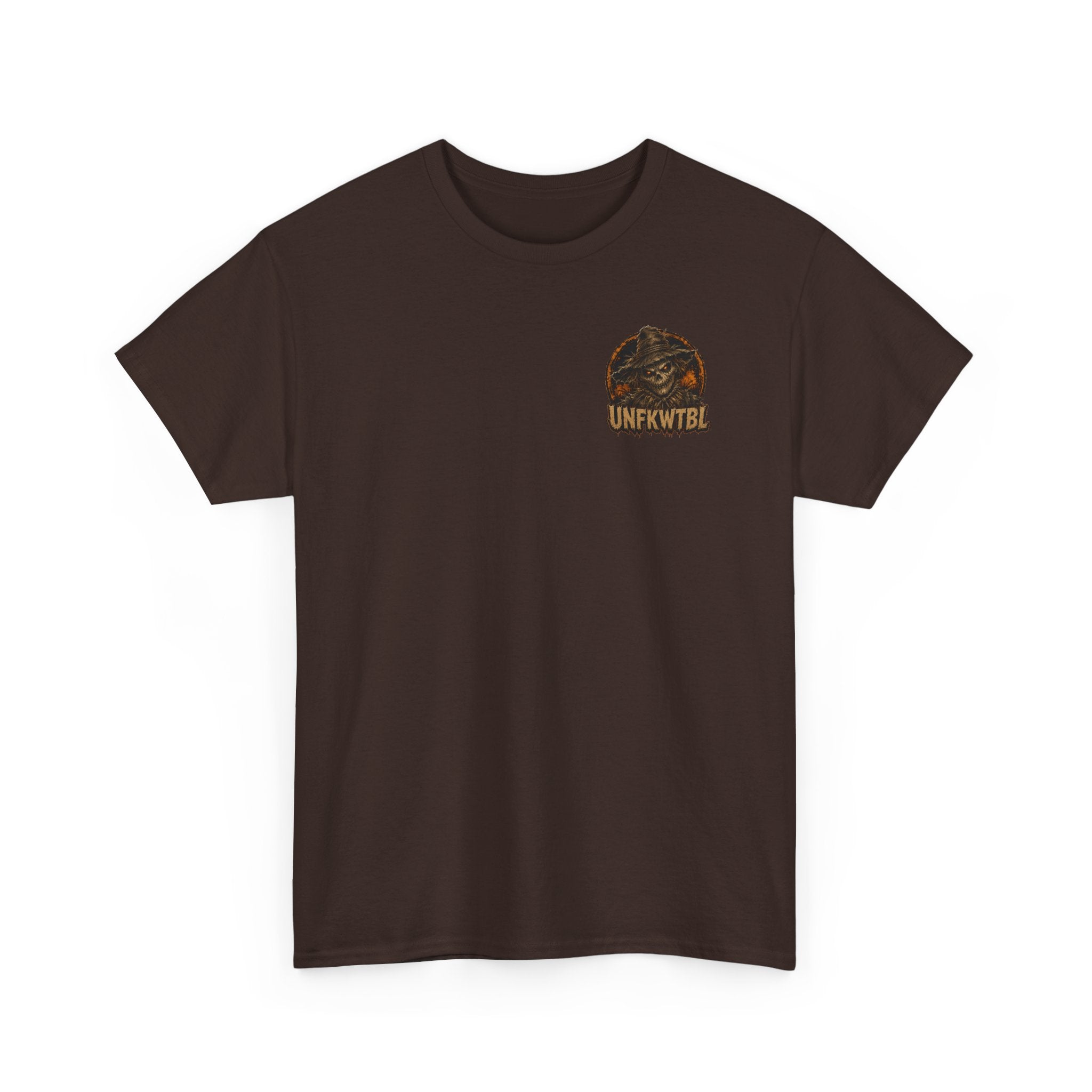 Horror Graphic Tee — "They’re Screaming" Scarecrow Design (UNFKWTBL)