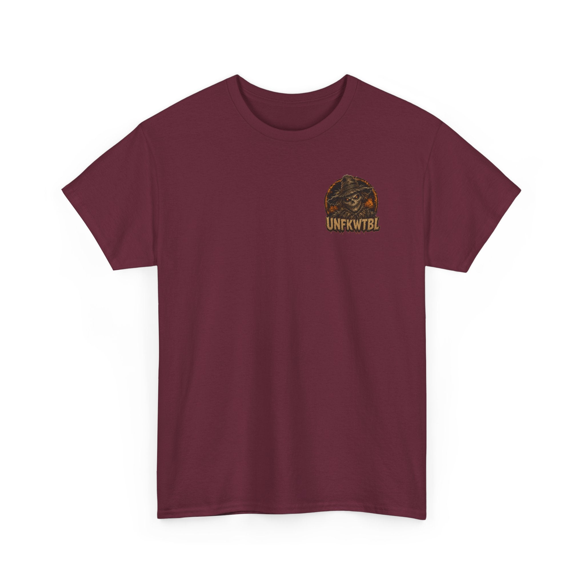 Horror Graphic Tee — "They’re Screaming" Scarecrow Design (UNFKWTBL)
