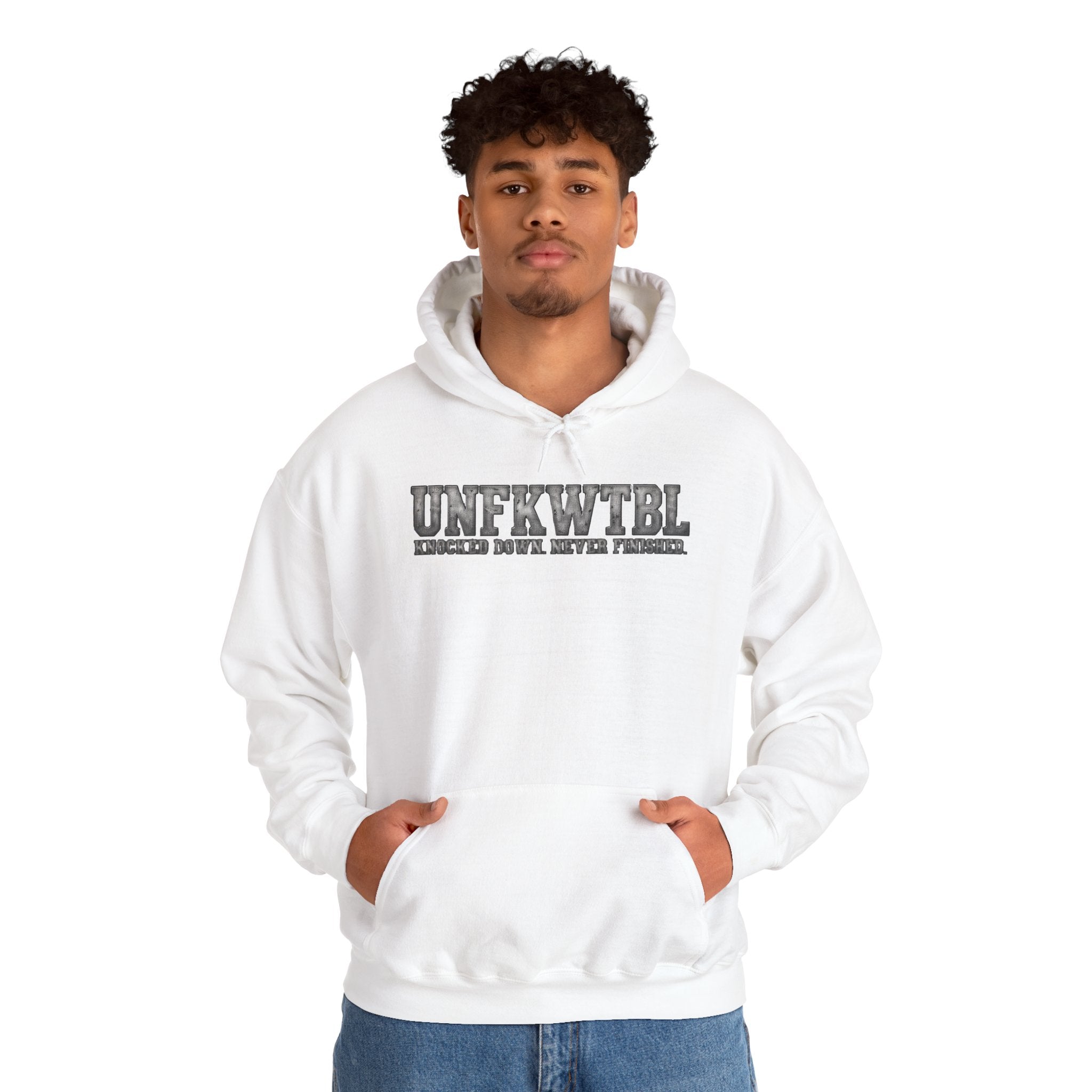 Hoodie — UNFKWTBL Distressed Logo Pullover