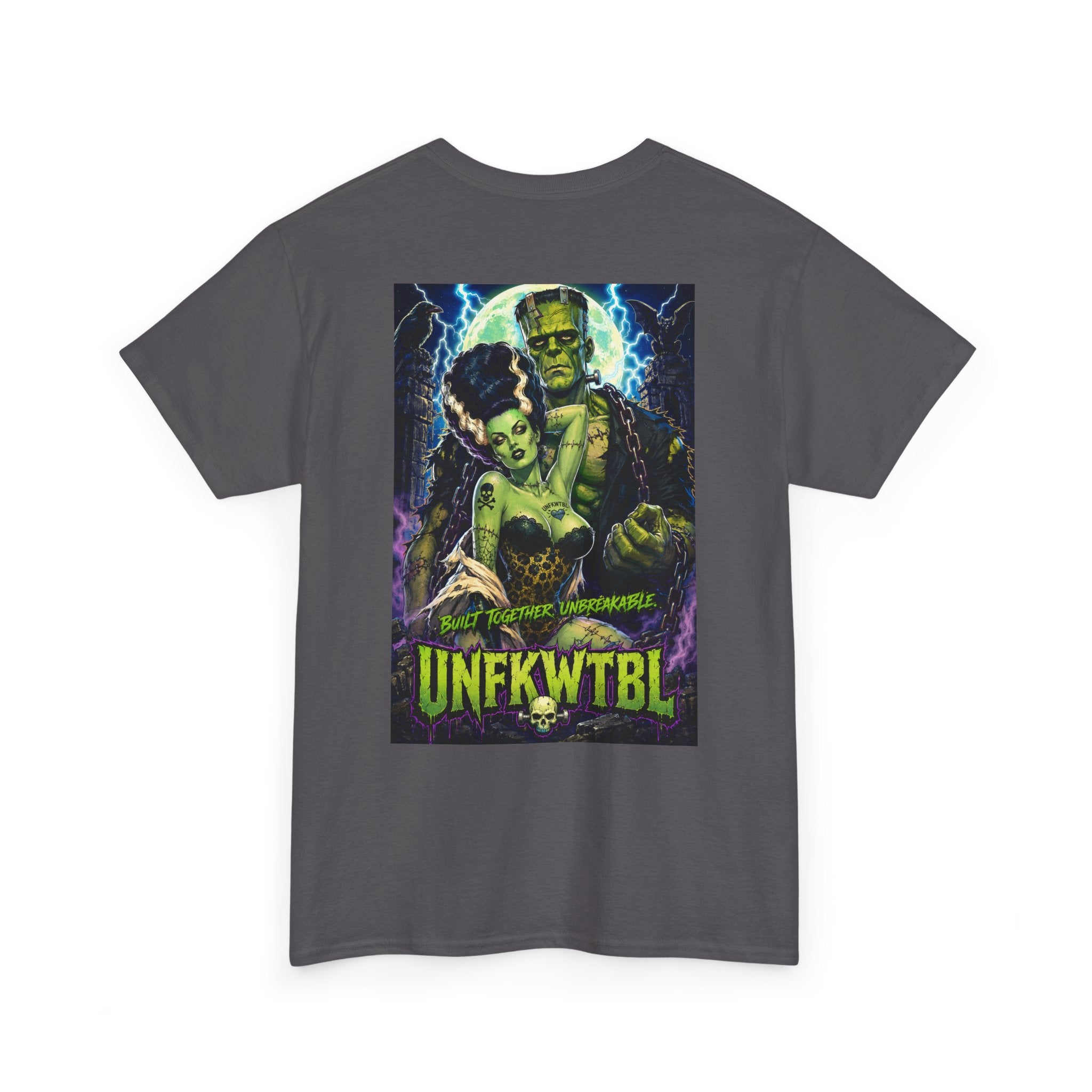 Frankenstein Graphic Tee — "UNFKWTBL" Retro Horror Poster T-Shirt