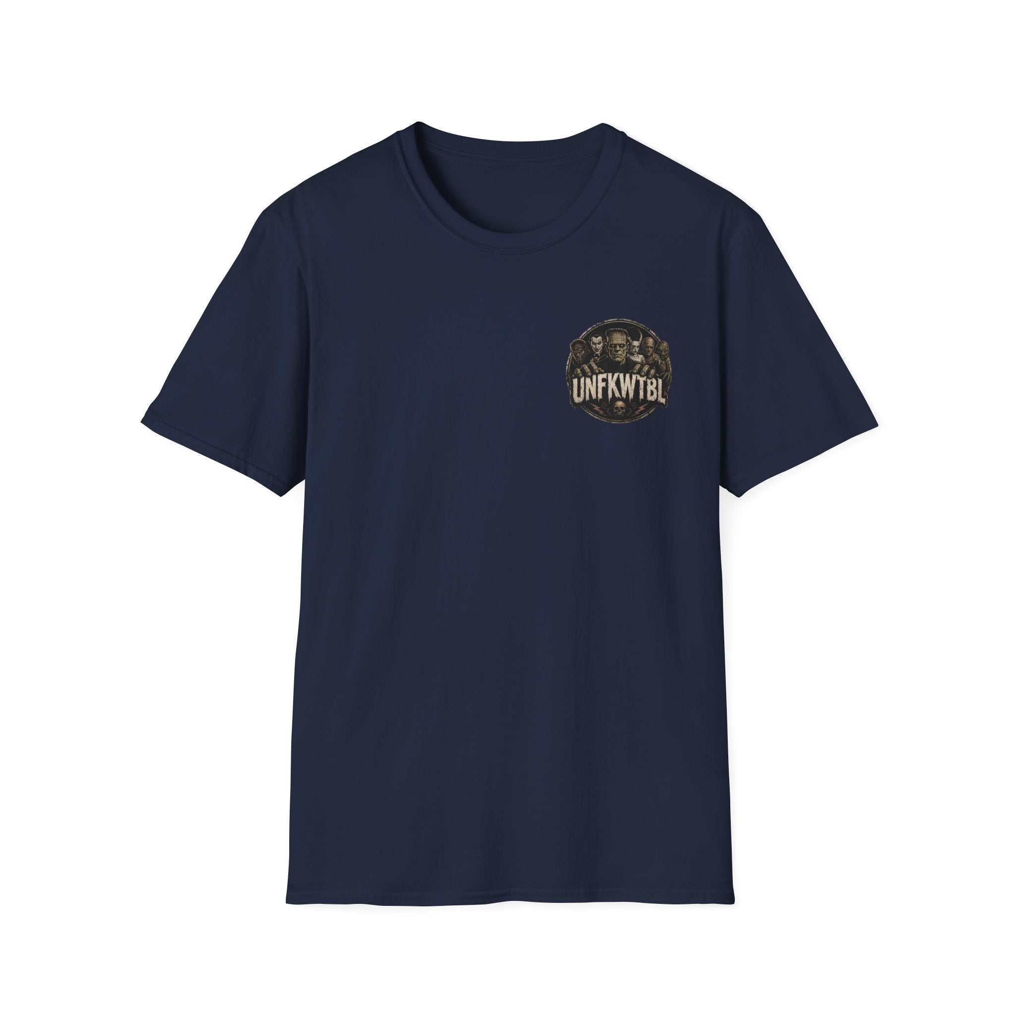 Vintage Band Logo T-Shirt — 'UNFKWTBL' Retro Rock Graphic