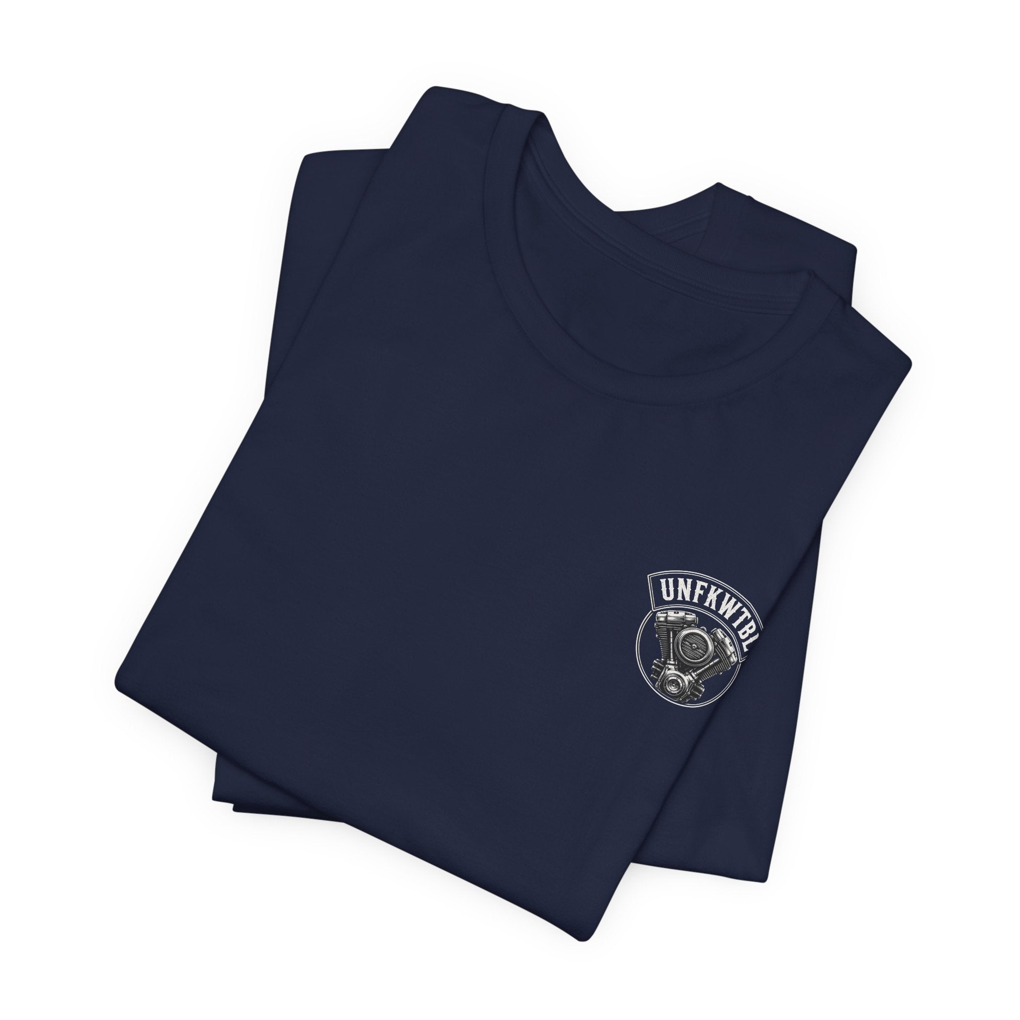 Skull Rider Tee — "UNFKWTBL" Speak Soft Ride Loud Motorcycle T‑Shirt