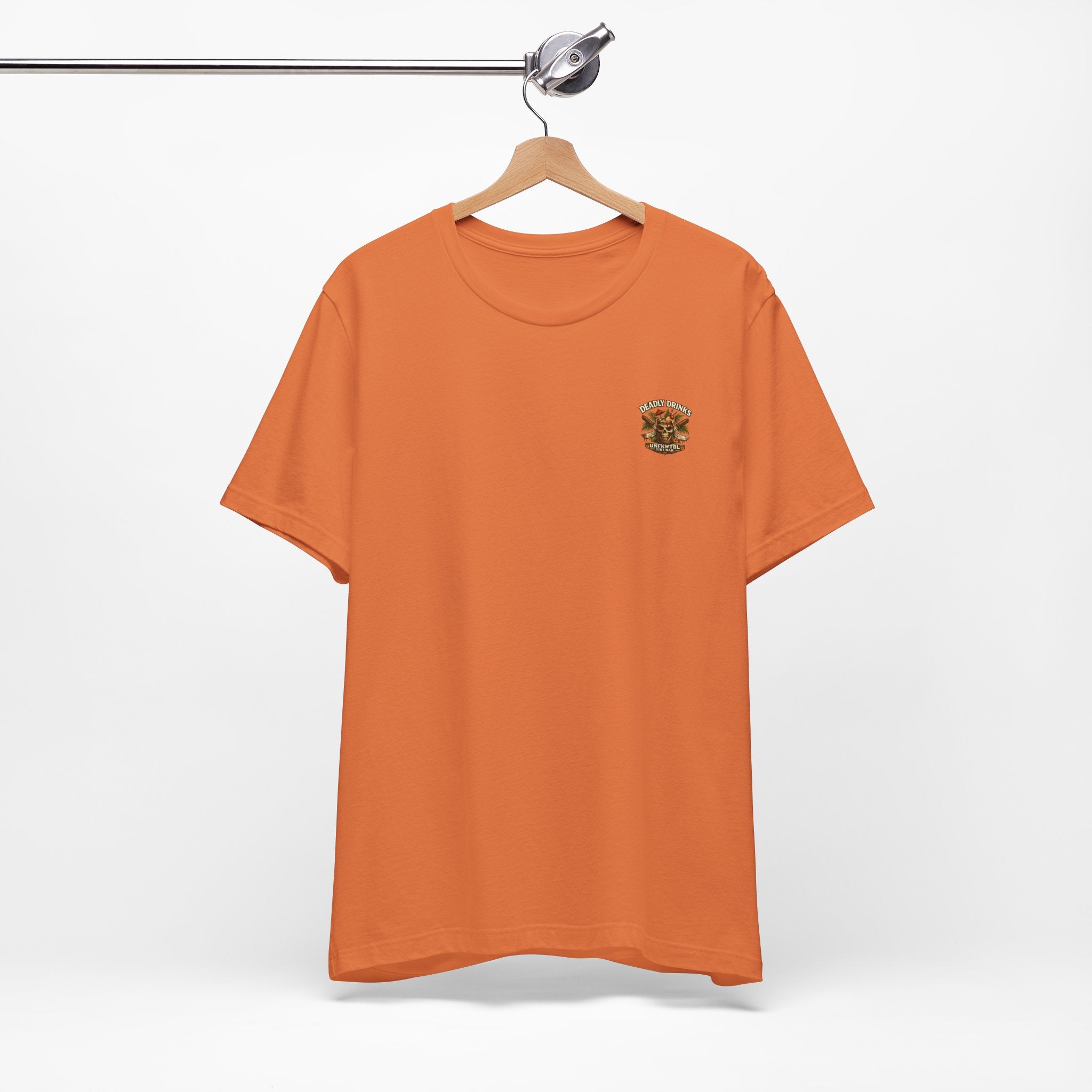 Annabelle Tropical Doll Graphic Tee - Retro Cocktail Girl T-Shirt