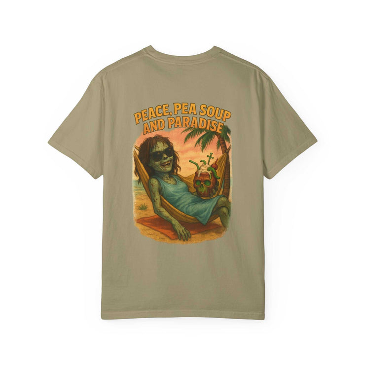 REGAN’S Peace, Pea Soup, and Paradise T-Shirt | Unique Unisex Tee | Comfy Casual Wear | Gifts for Friends | Summer Vibes