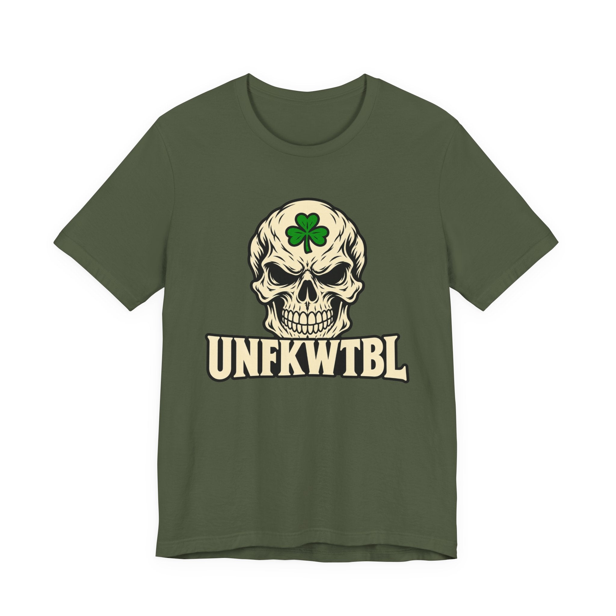 UNFKWTBL Shamrock Skull Tee