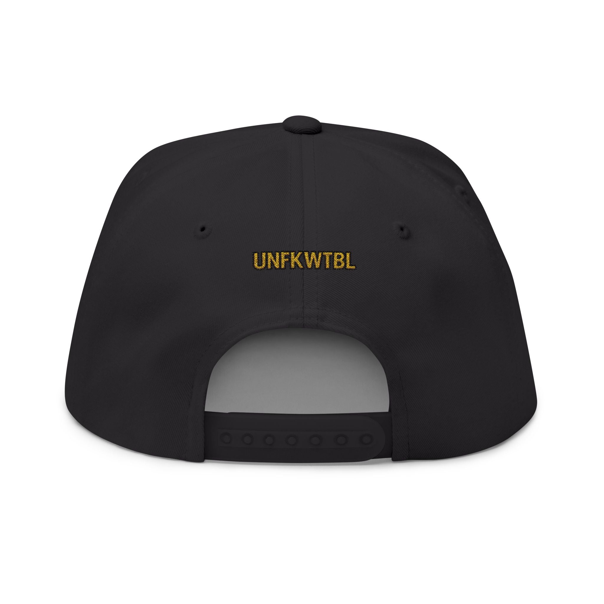 Celtic Skull Embroidered Flat Bill Cap — Viking Knot Snapback Hat