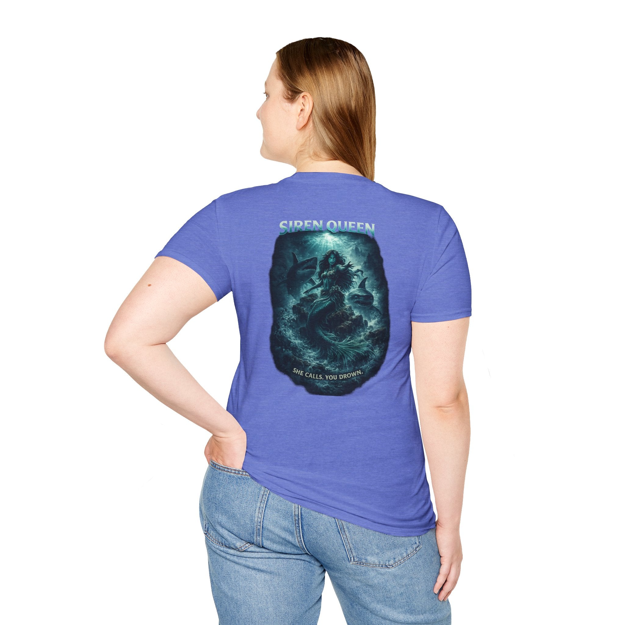 Siren Queen T-Shirt — Oceanic Mermaid Graphic Tee (She Calls You Destiny)