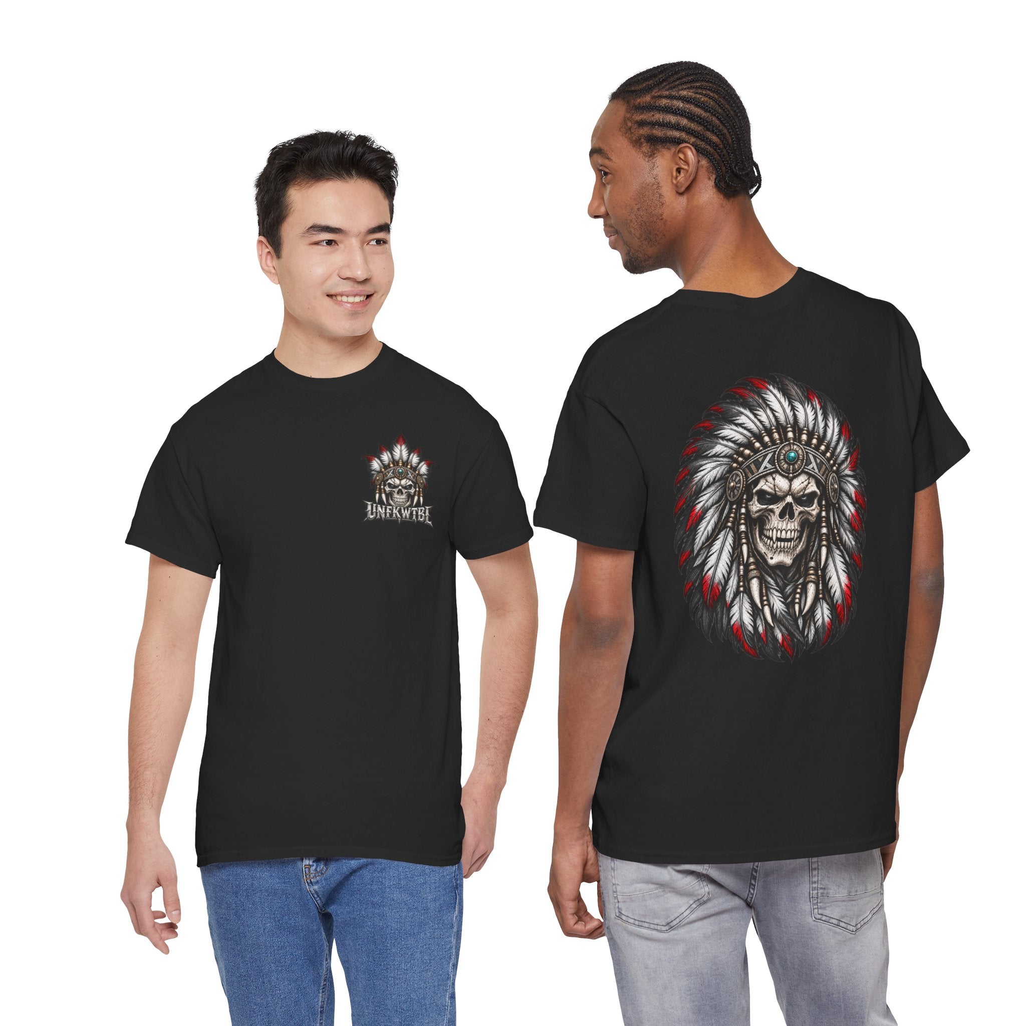 Feathered Skull Graphic Tee