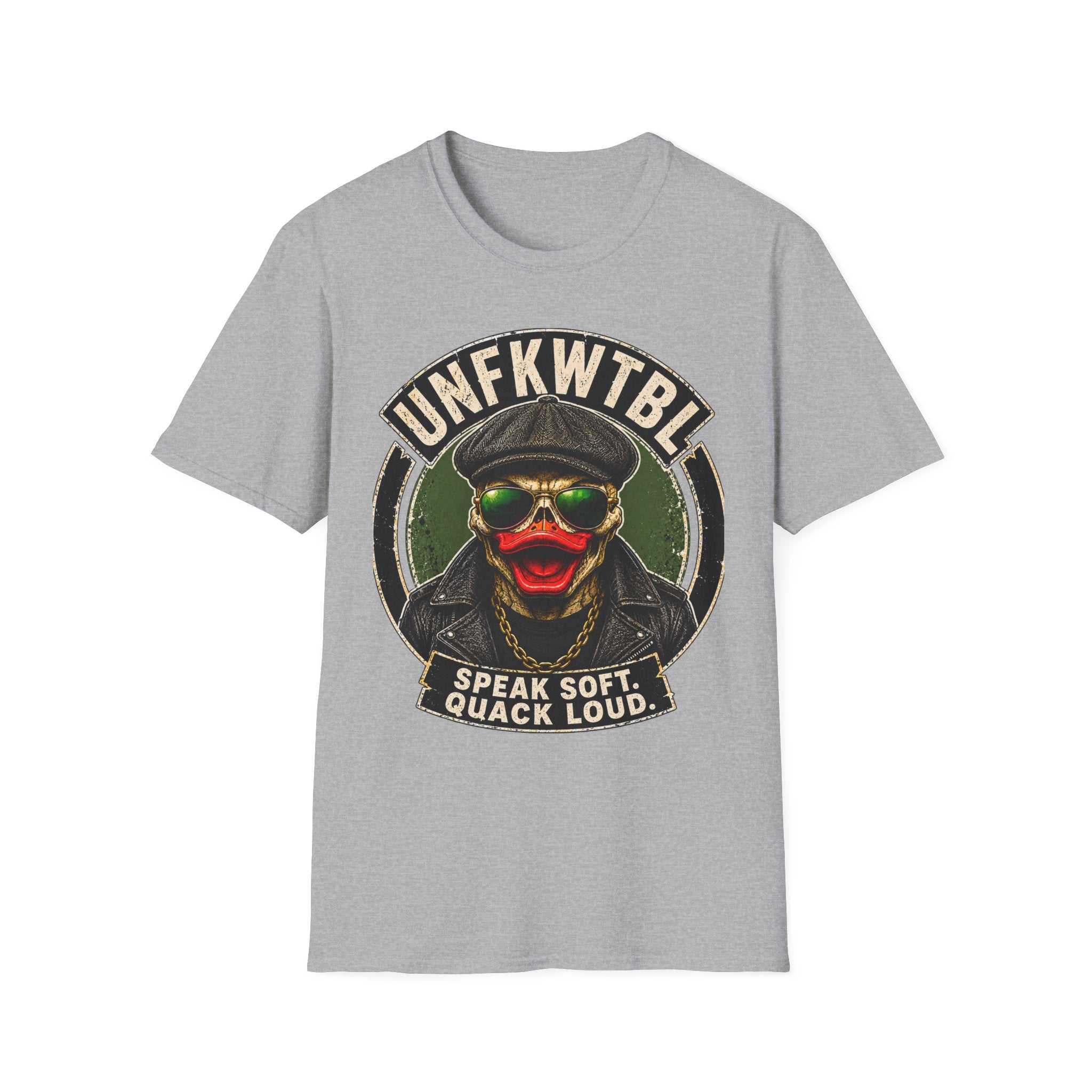 Duck Skull Speak Soft, Quack Loud Vintage Tee
