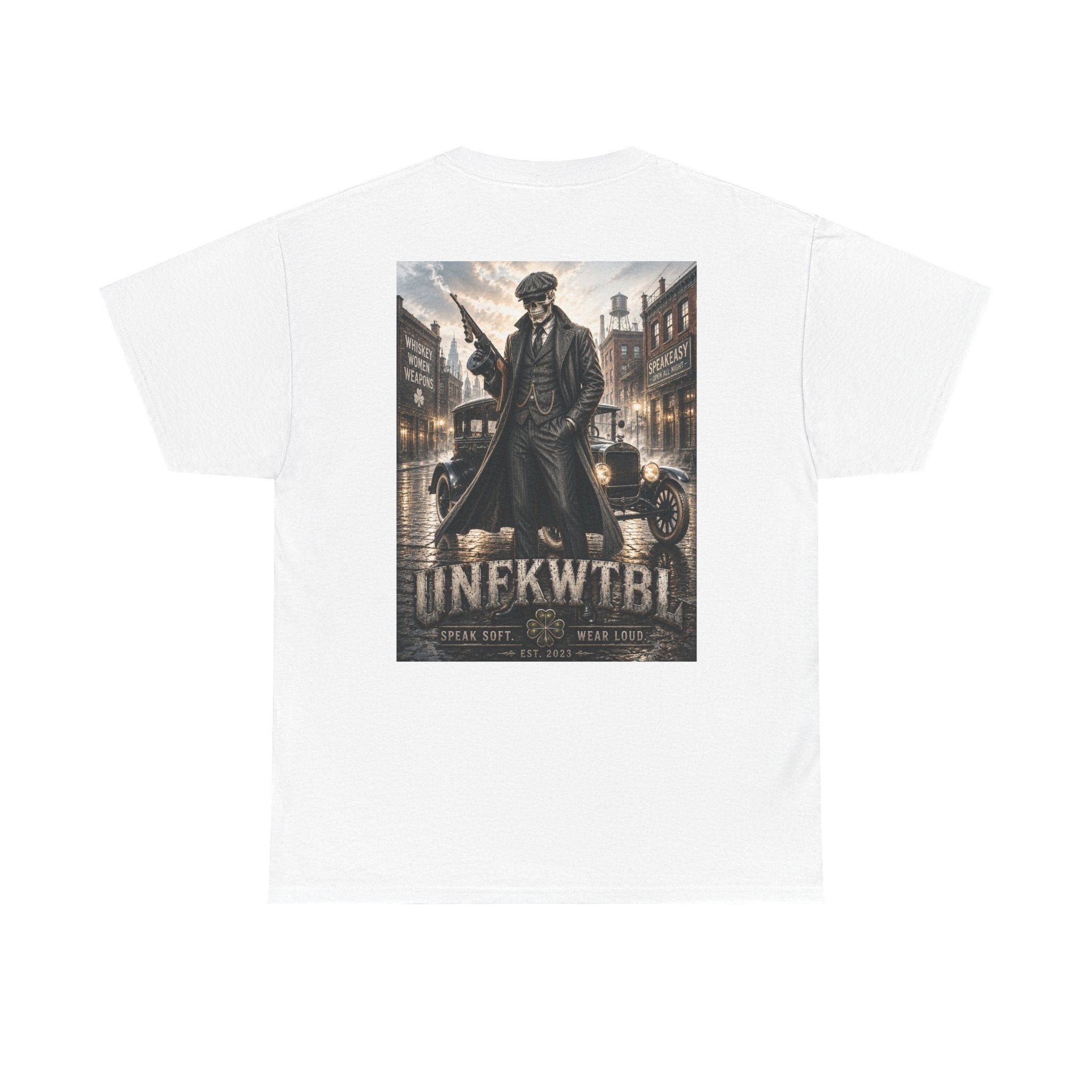 Peaky Blinders-Inspired Graphic Tee — Vintage Gangster Poster Design