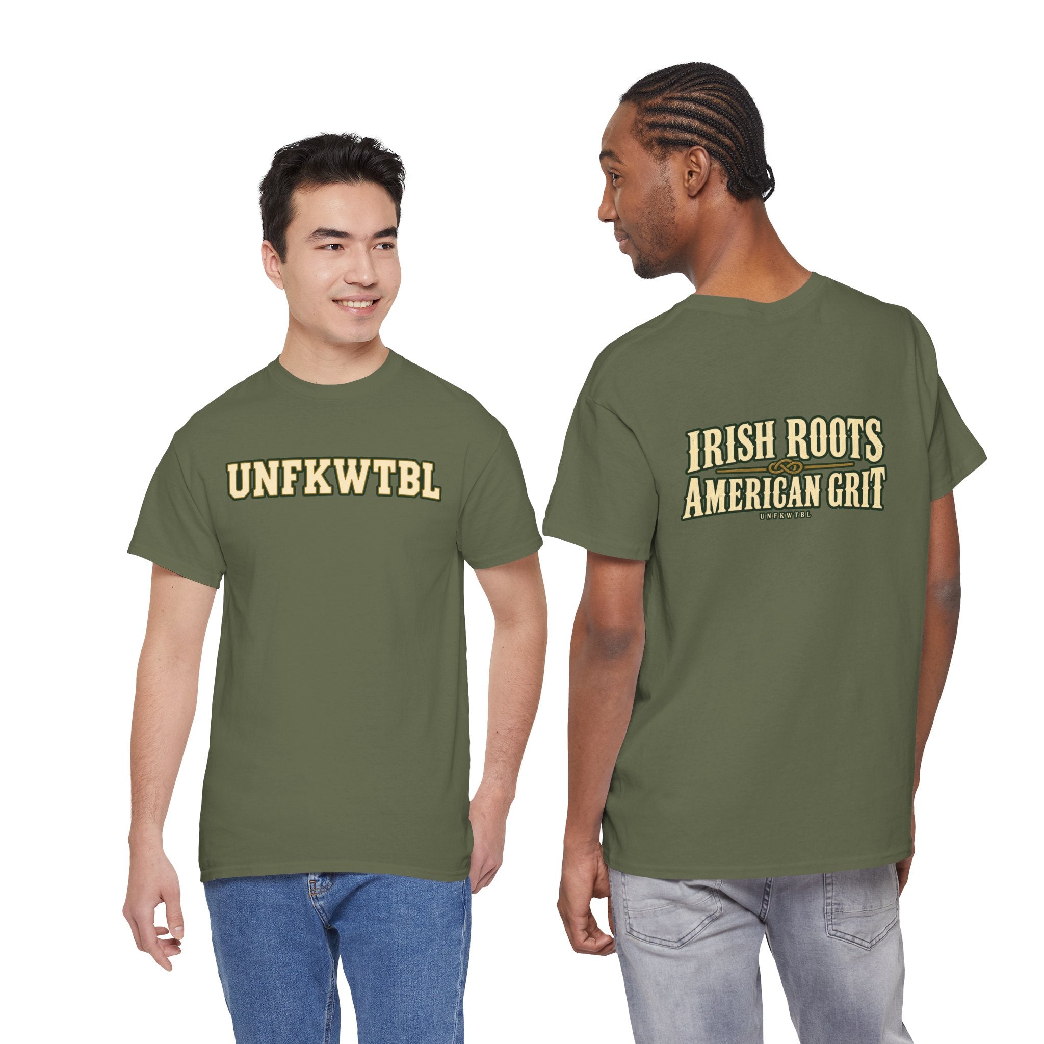 UNFKWTBL Irish Roots, American Grit T-Shirt