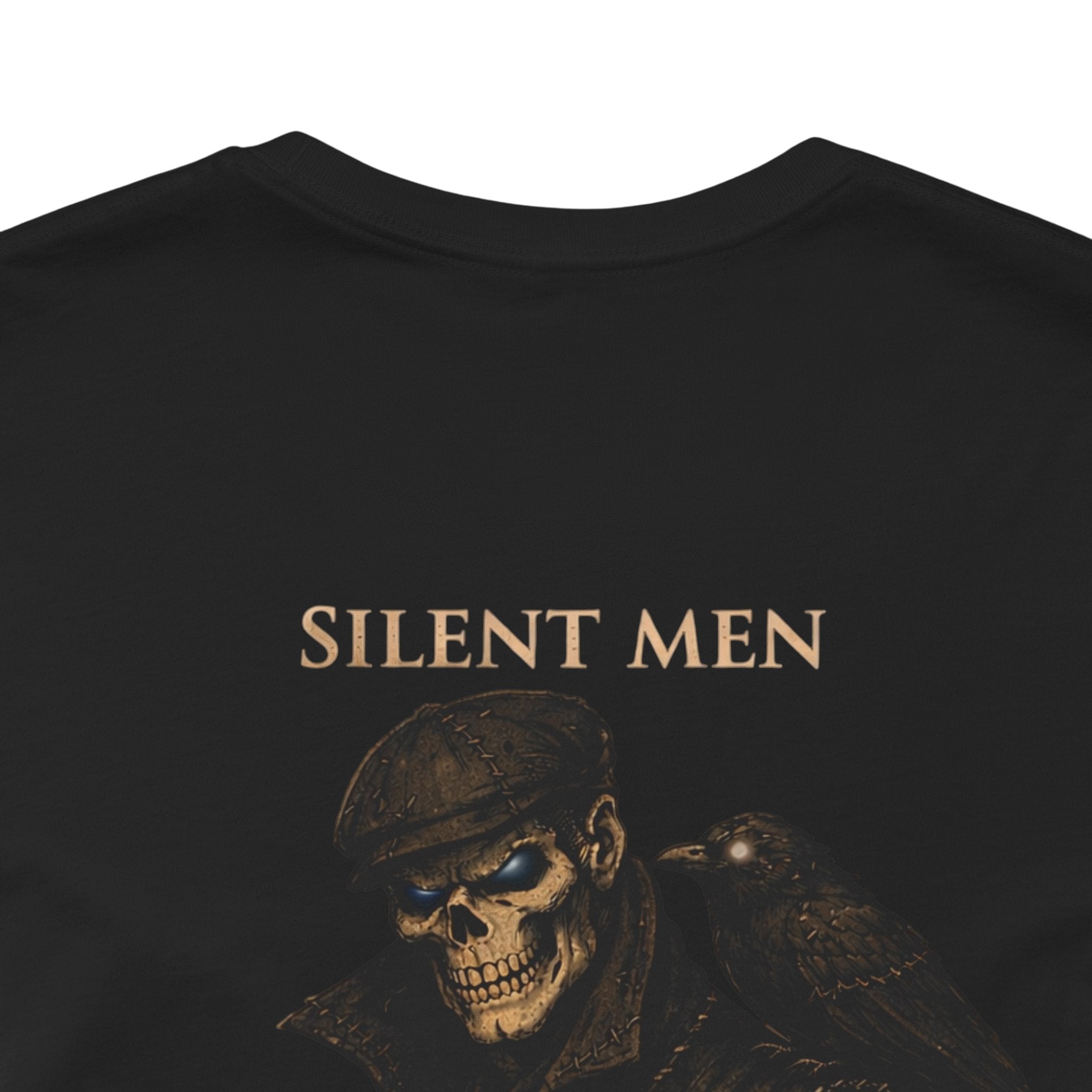Silent Men Skull Rider Tee — 'Silent Men They Decide' Graphic T-Shirt
