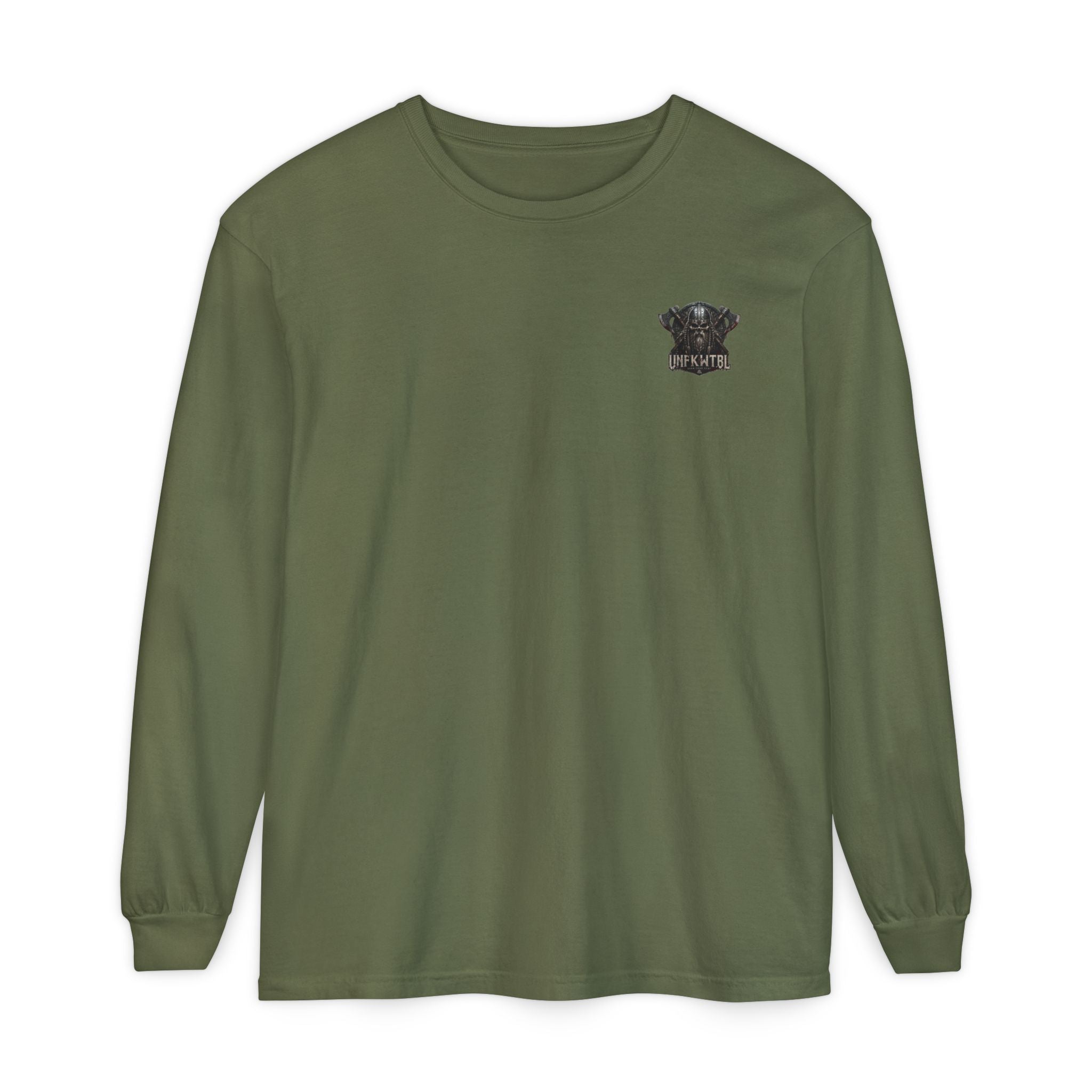 Valhalla Calls Long Sleeve Tee — "Earn Your Seat" Viking Graphic