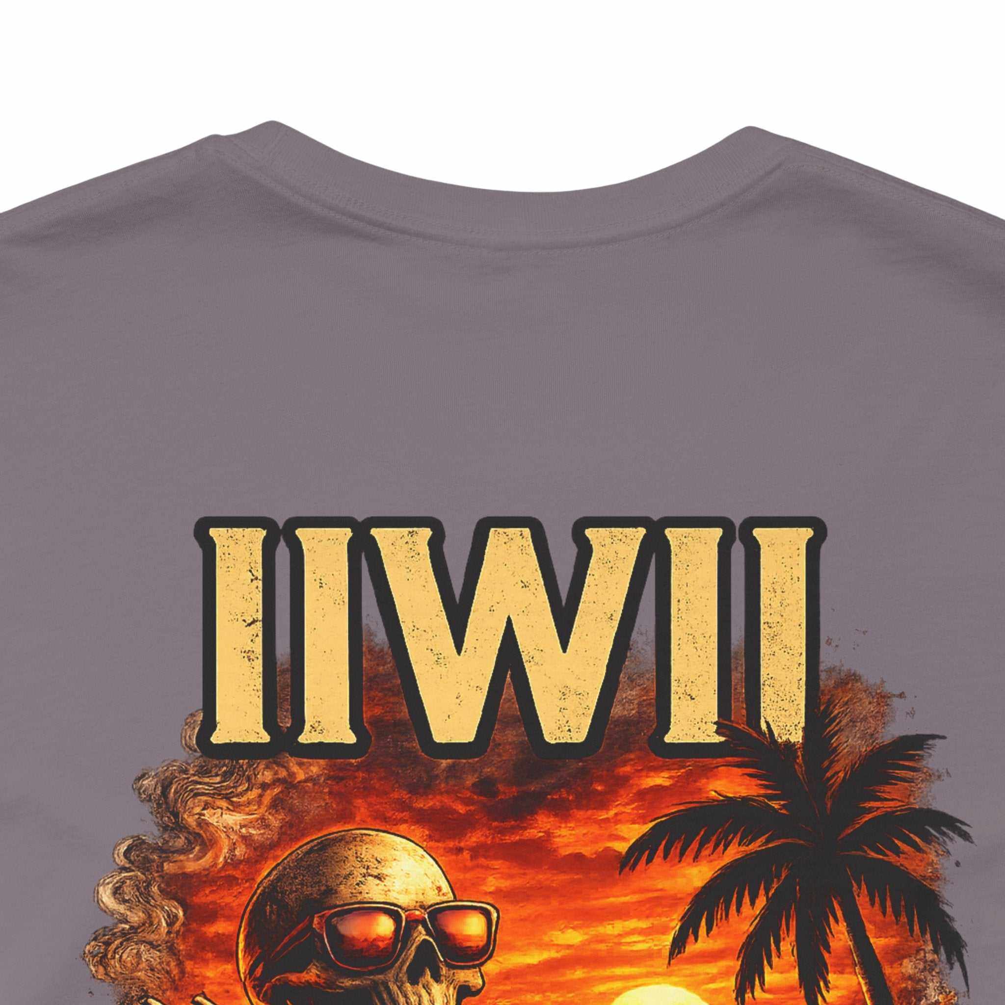 T-Shirt — IIWI: 'It Is What It Is' Skeleton Sunset Graphic Tee