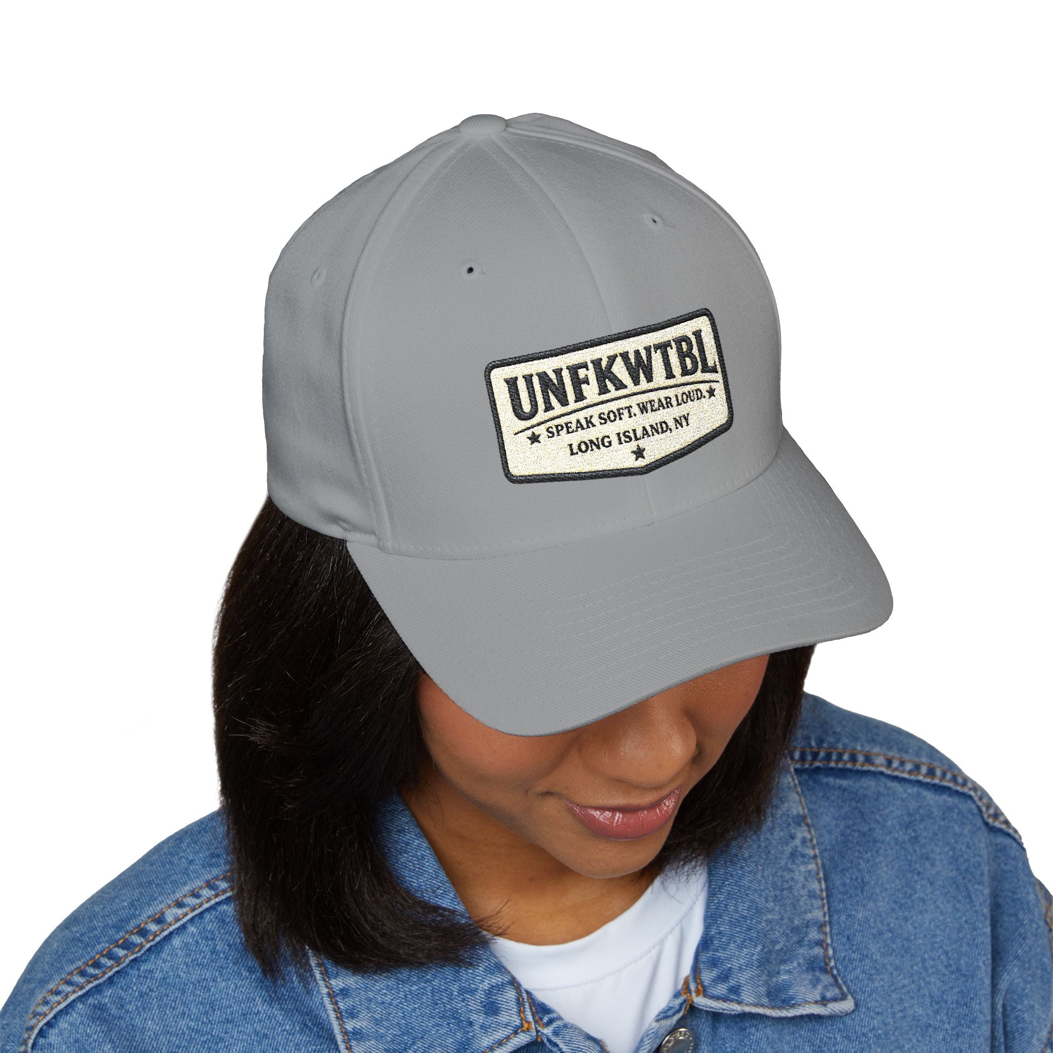 Embroidered Patch Baseball Cap — UNFKWTBL Logo with Shamrock