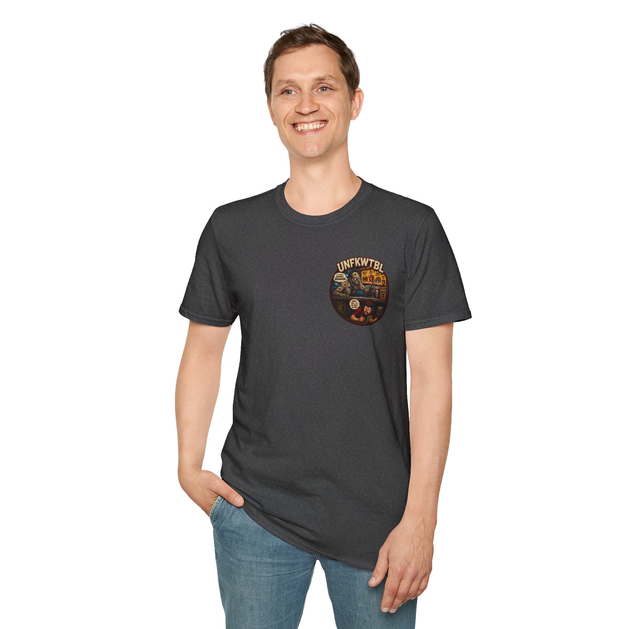 Vintage T-Shirt — "Zombie Wants Fast Food" Band Graphic