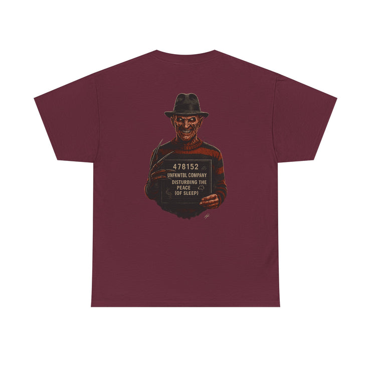 Tee - Freddy Police Mugshot Graphic Shirt