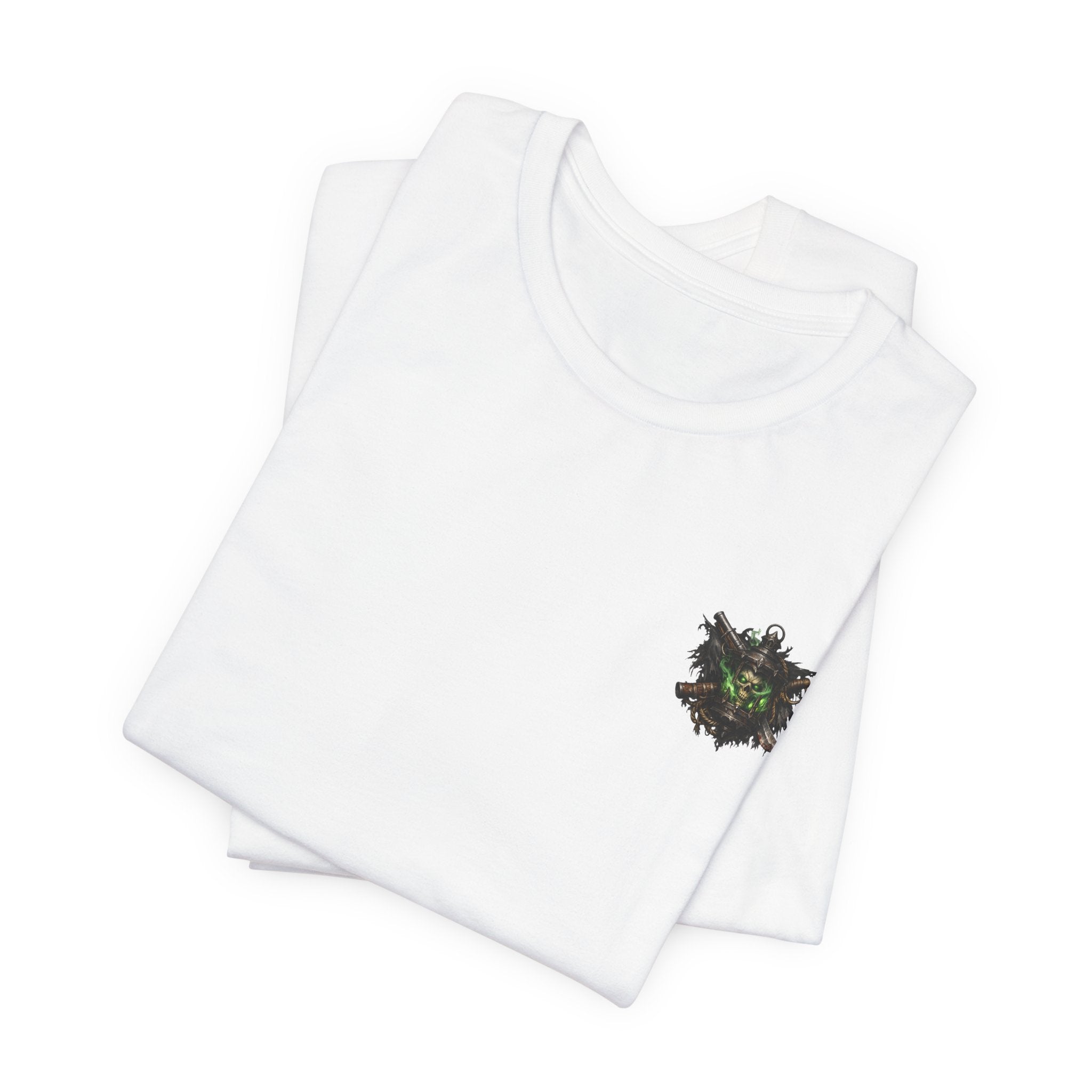 Pirate Skeleton Storm Tee — Nautical Skull Captain Graphic T-Shirt