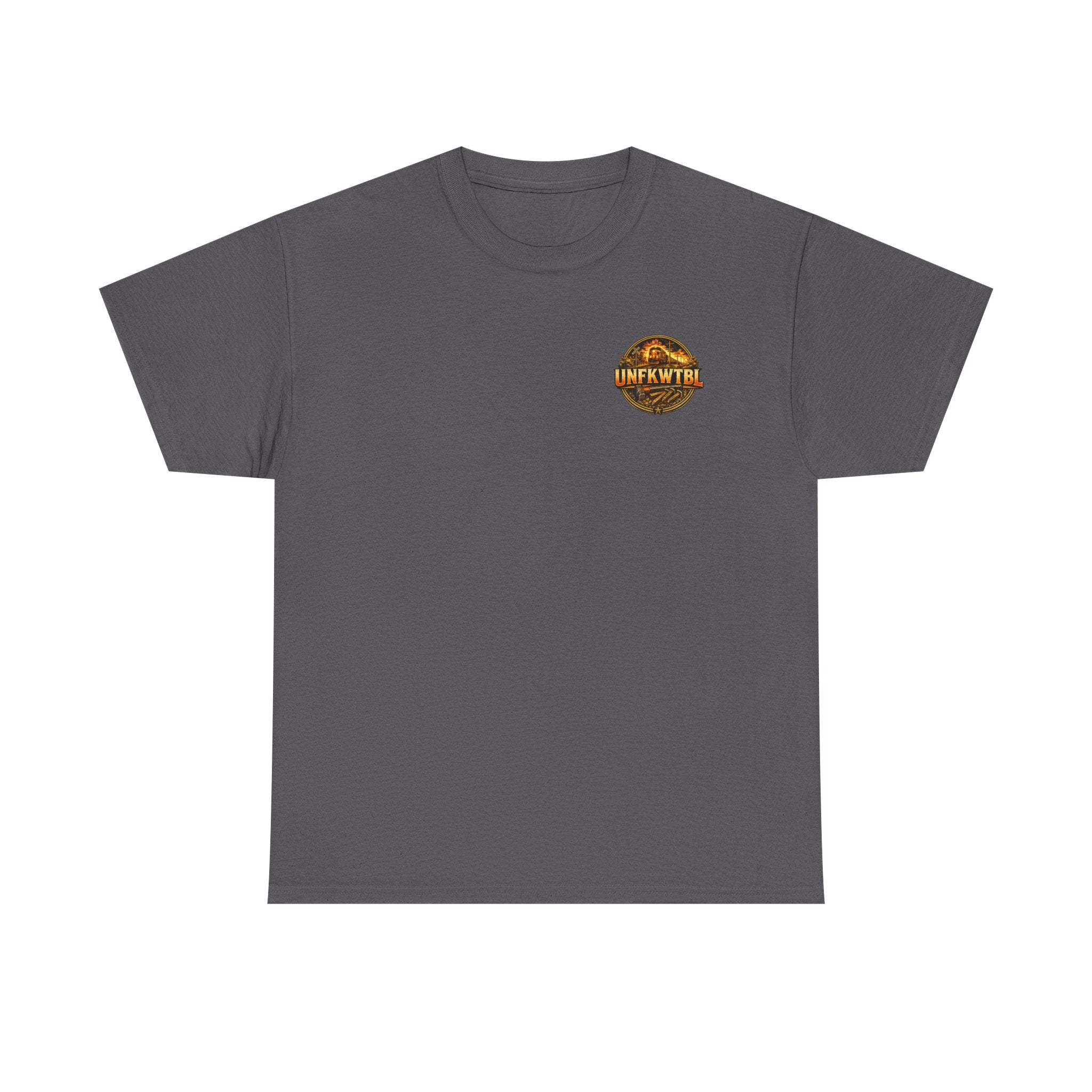 Vintage Railroad Tee — "Blood, Sweat, Steel" Graphic Train T-Shirt