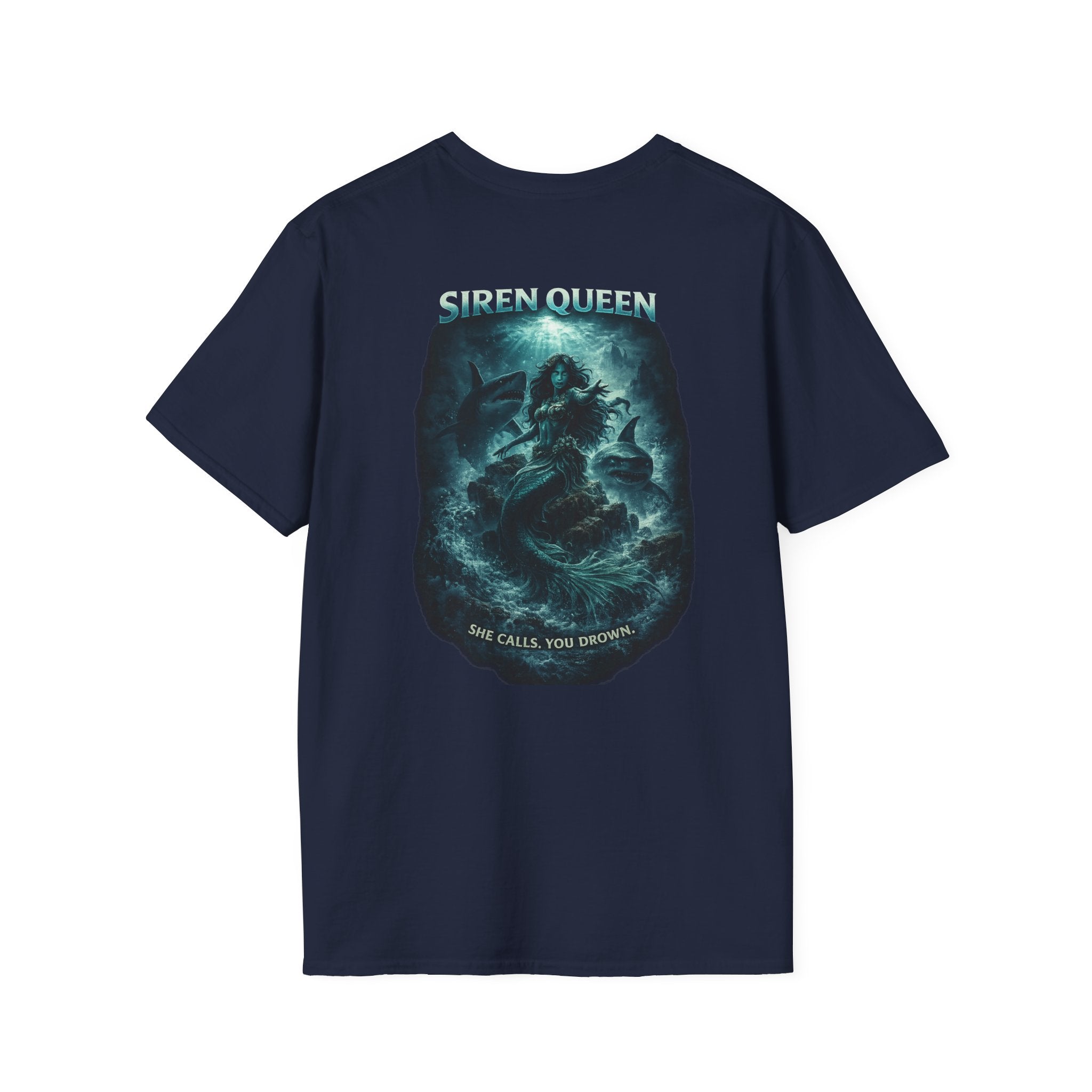 Siren Queen T-Shirt — Oceanic Mermaid Graphic Tee (She Calls You Destiny)