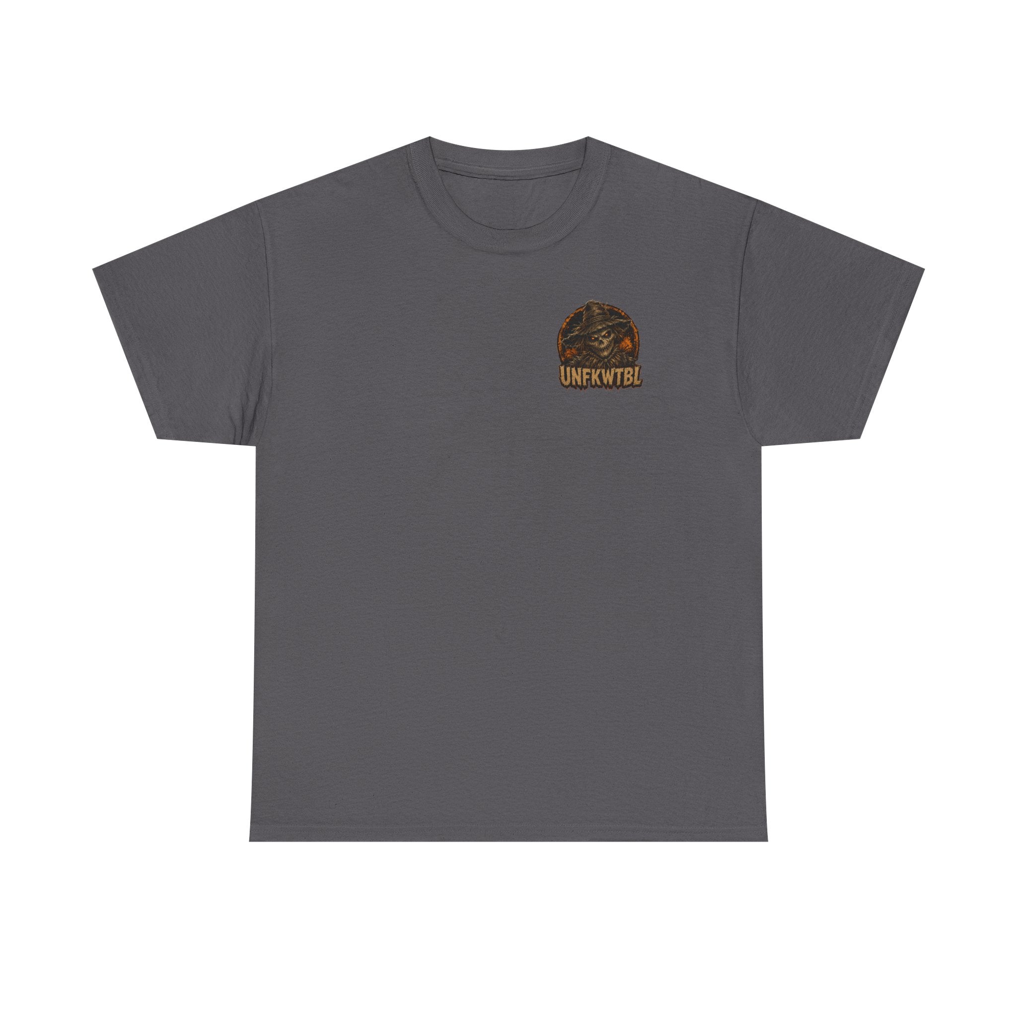 Horror Graphic Tee — "They’re Screaming" Scarecrow Design (UNFKWTBL)