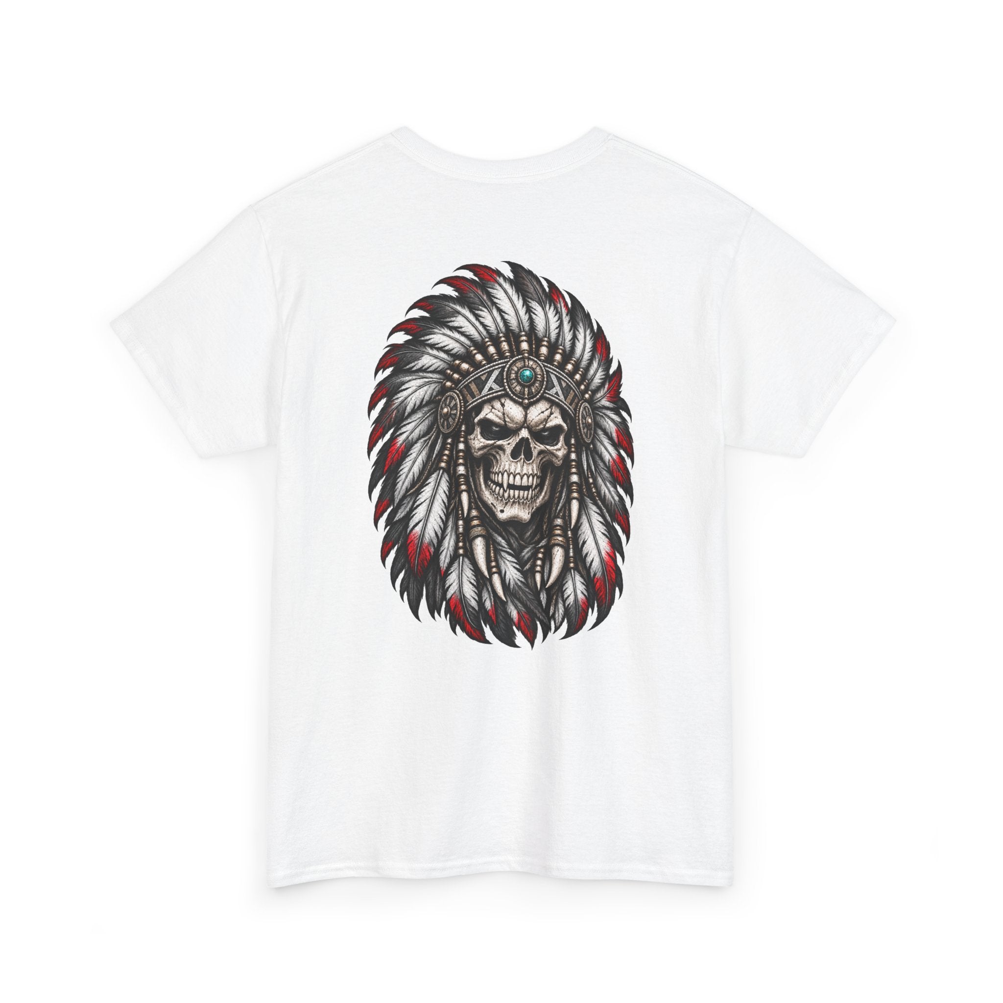Feathered Skull Graphic Tee