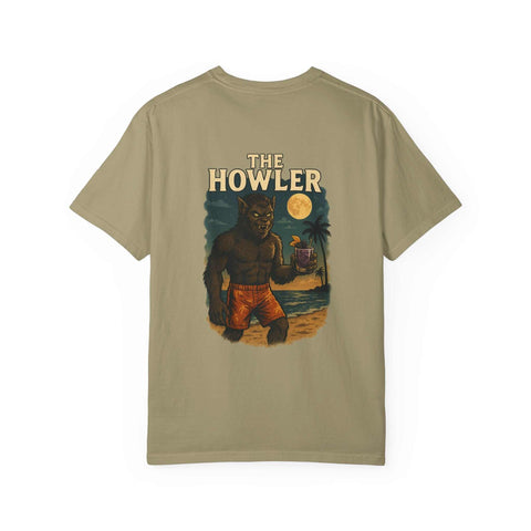 WOLF MAN  Howler Graphic Tee, Unisex T-Shirt, Vintage Style Shirt, Casual Wear, Gifts for Wolf Lovers, Summer Beachwear