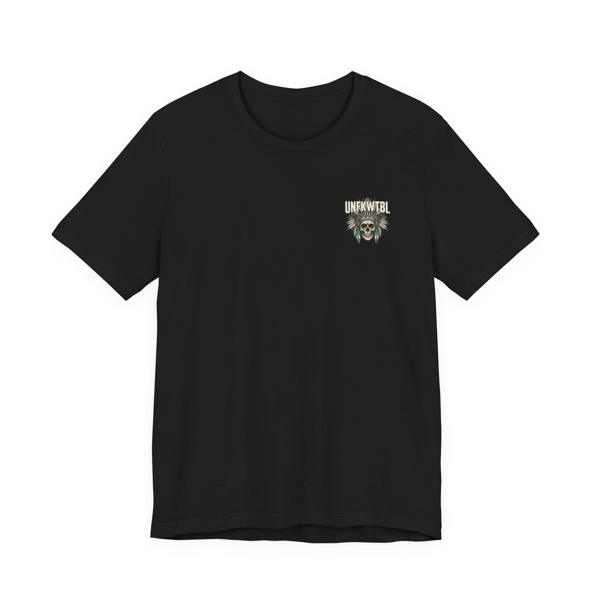 American Iron Motorcycle T-Shirt — "UNFKWTBL" Patriotic Eagle & Skull Tee