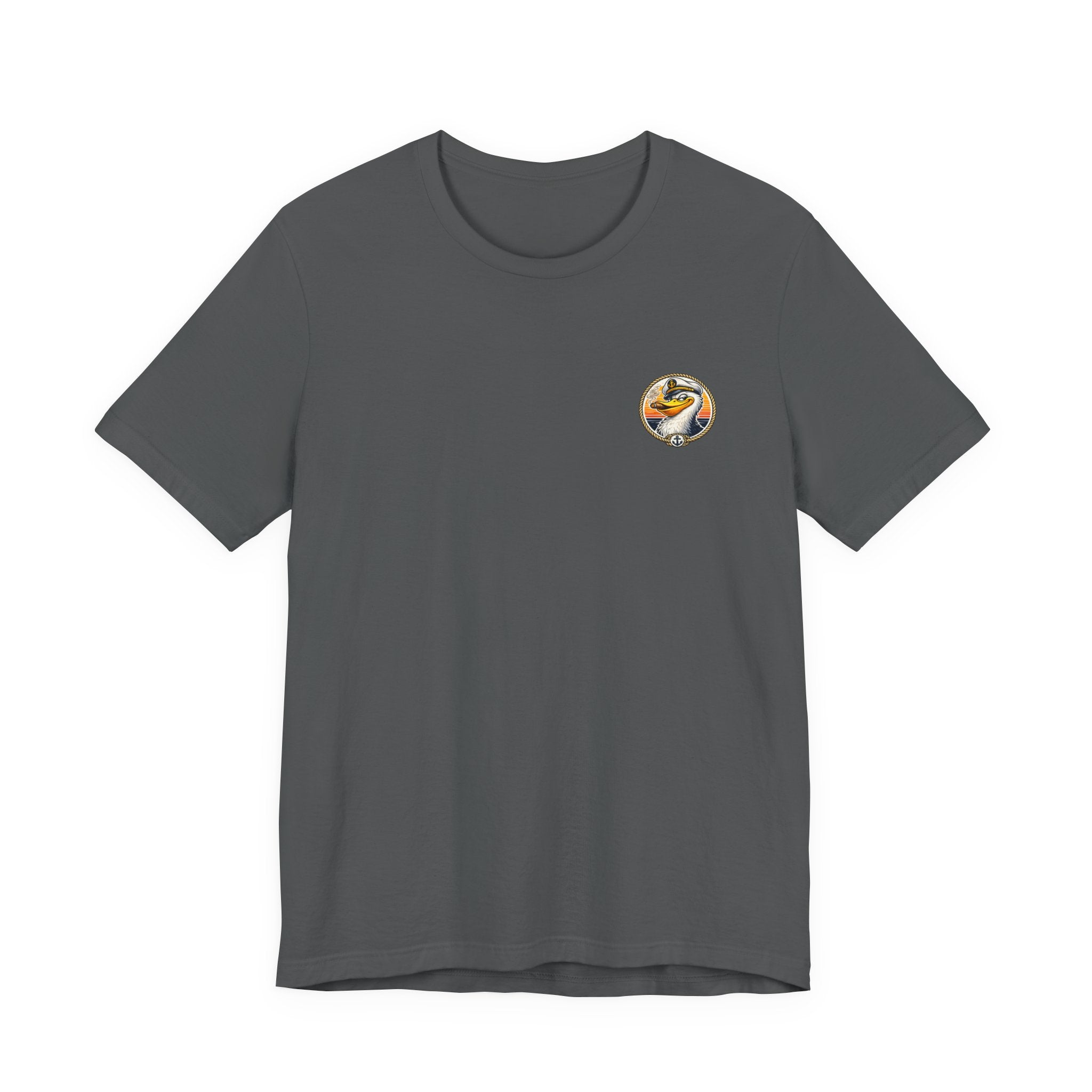 Fishing Duck T-Shirt — “Fishing License: Optional, Skill: Questionable” Graphic Tee
