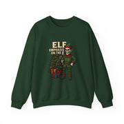 Funny Christmas Elf Sweatshirt - "Elf Emphasis on the 'F'"