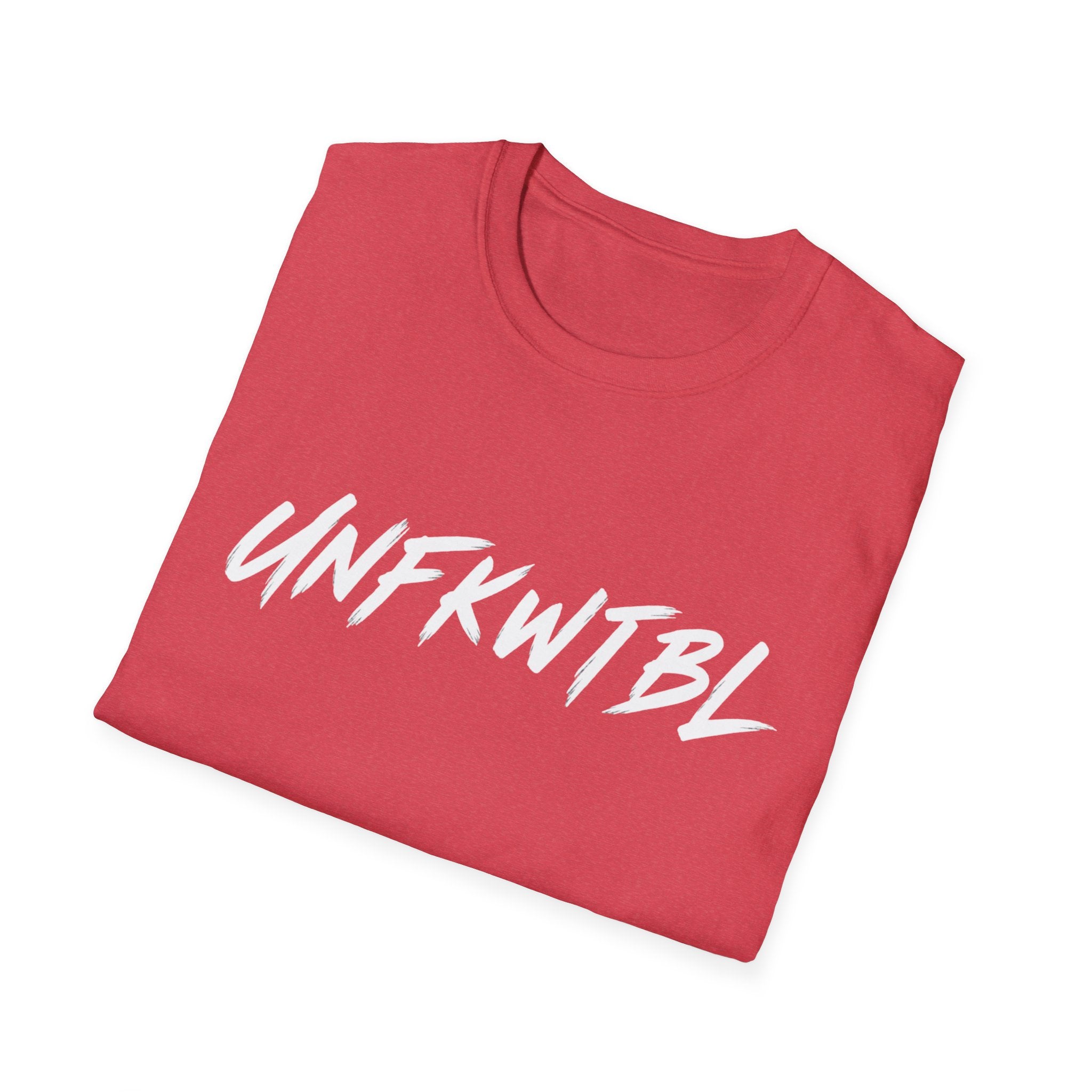 Unfkwtbl Graphic T‑Shirt — Bold White Script Tee