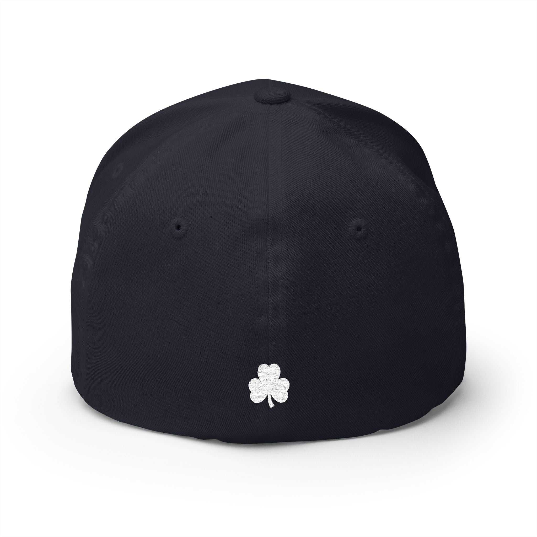 UNFKWTBL Embroidered Baseball Cap – Bold Patch Lettering, Lucky Clover/ American Flag Accent