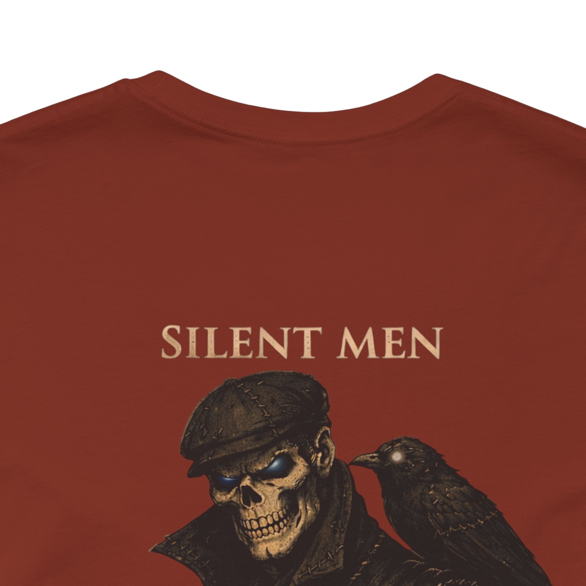 Silent Men Skull Rider Tee — 'Silent Men They Decide' Graphic T-Shirt