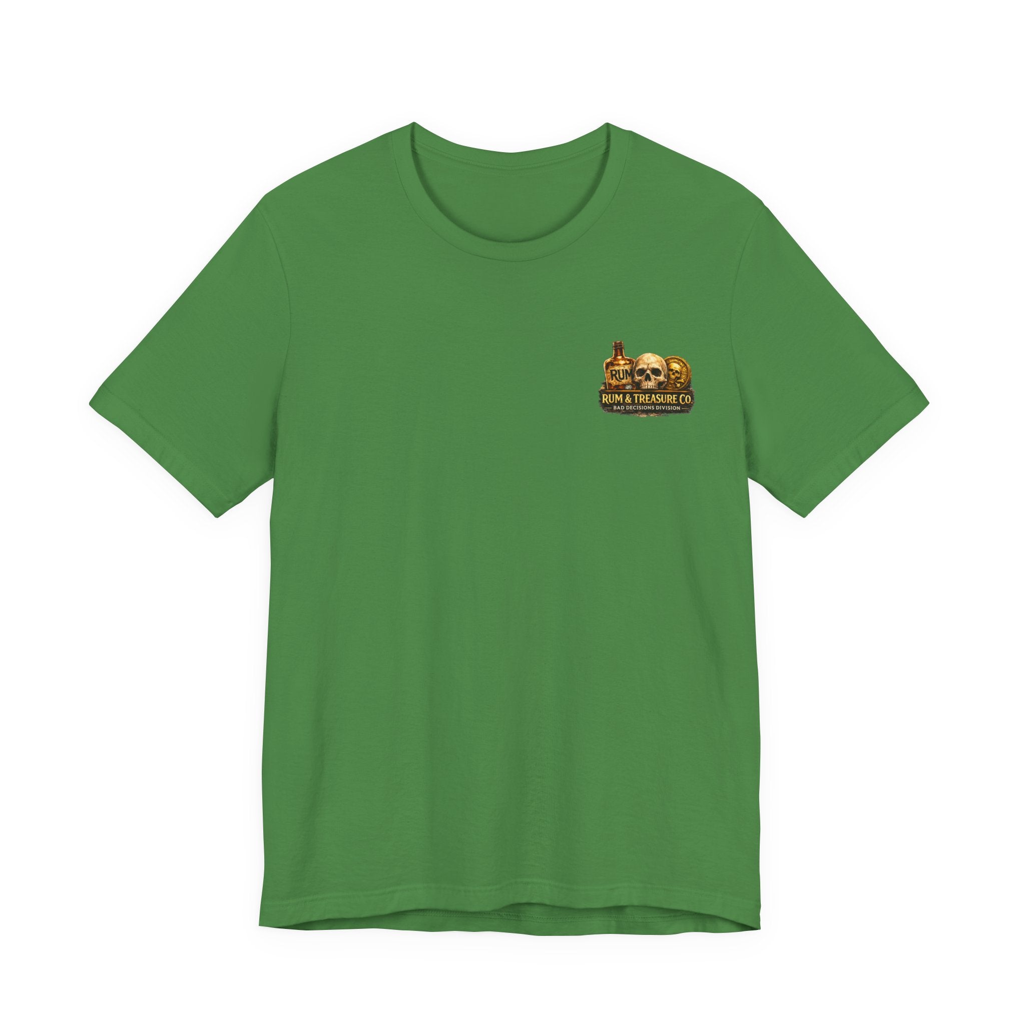 Gold First Pirate Tee — 'Gold First, Questions Later' Treasure Skull T-Shirt