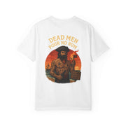 BLACKBEARD Pirate T-Shirt - Dead Men Pour No Rum, Vintage Pirate Shirt, Graphic Tee for Adults, Perfect for Halloween, Beachwear, Gift Idea