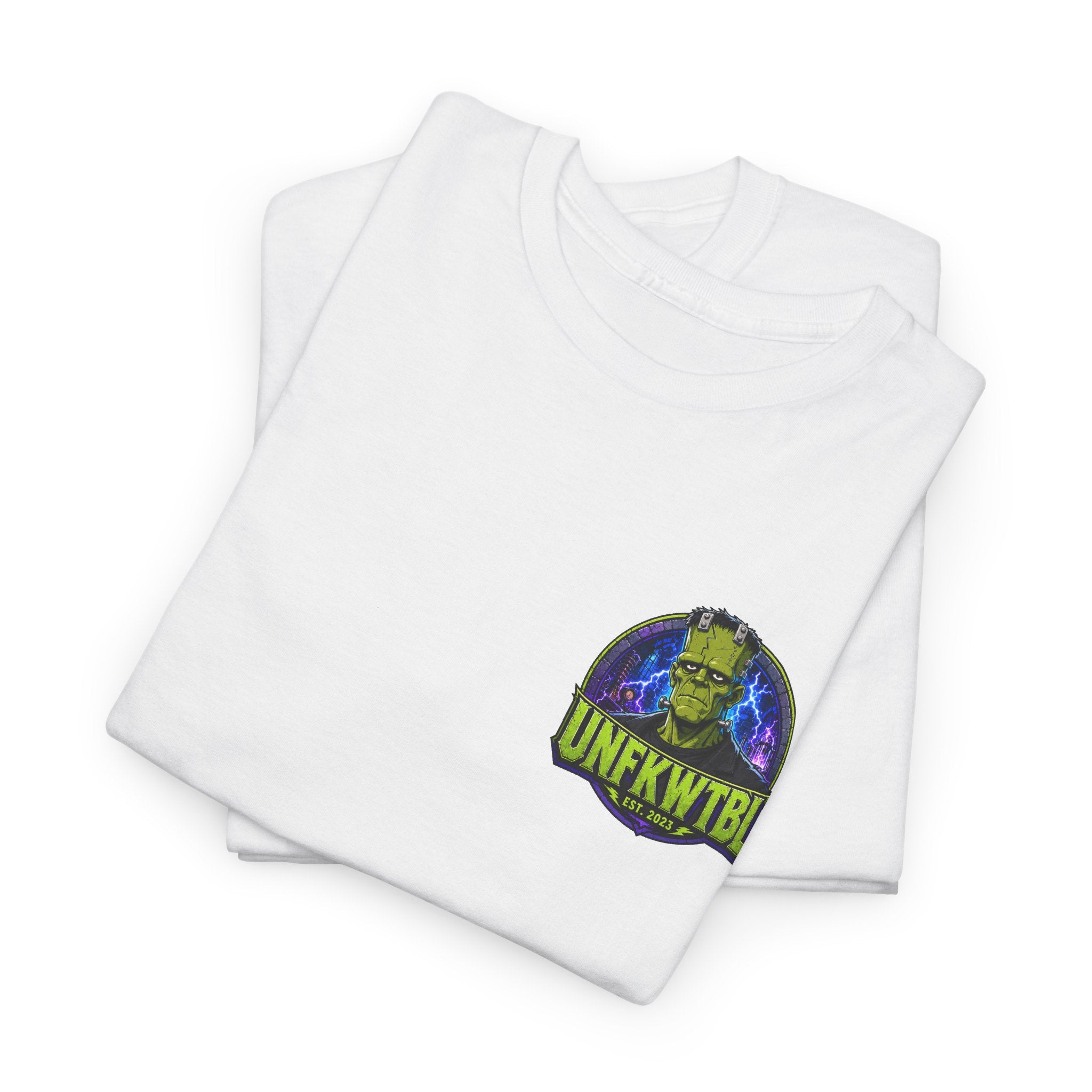Frankenstein Lab Graphic Tee — "UNFKWTBL" Horror Sci‑Fi T-Shirt