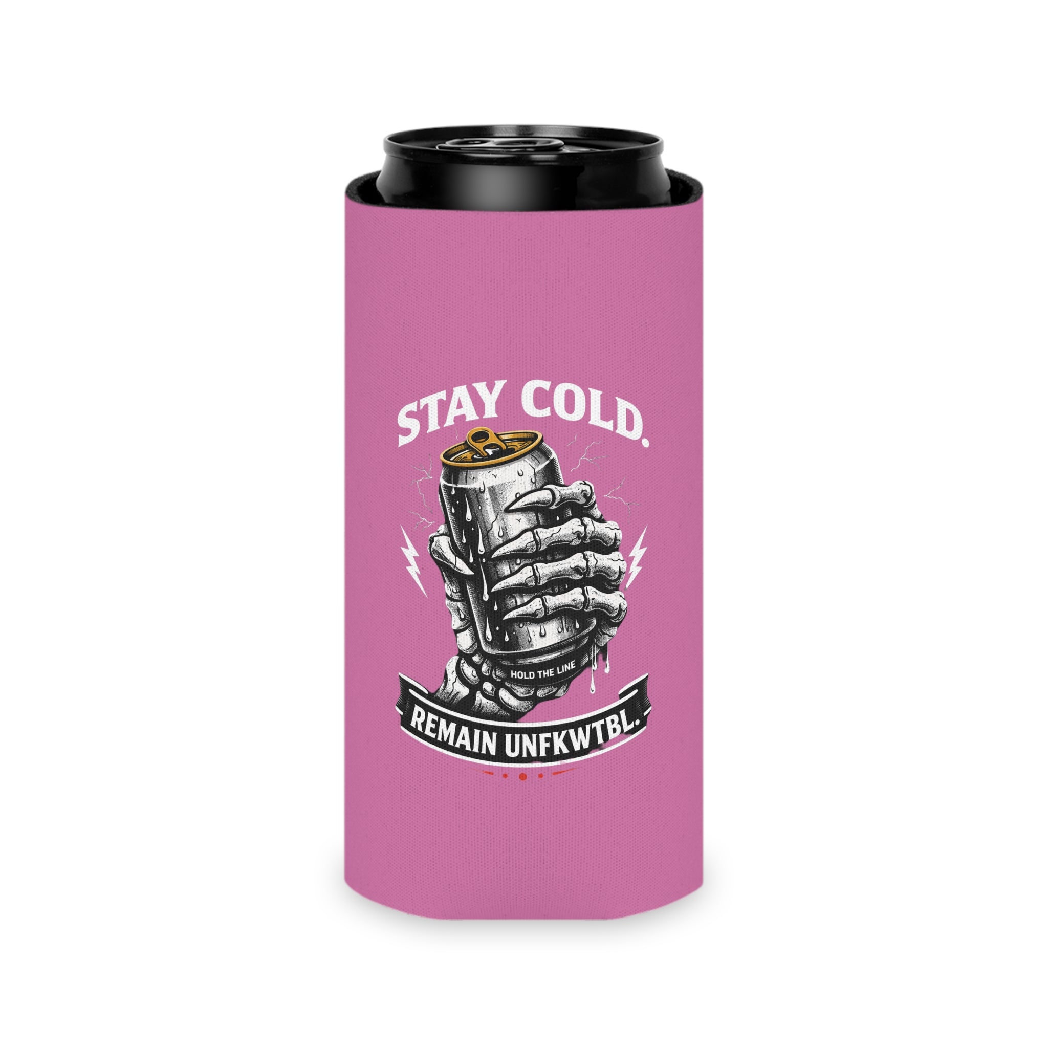 Can Cooler — Mermaid "Calm Is Her Nature, Strength Is Her Tide" & "Stay Cold" Beverage Koozie