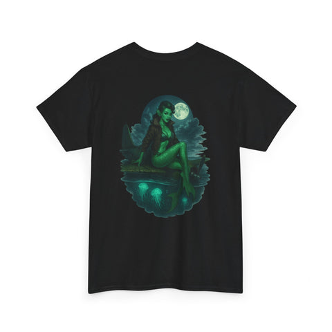 T-Shirt 1950s Pinup Beauty Sea Creature Unisex Heavy Cotton Tee