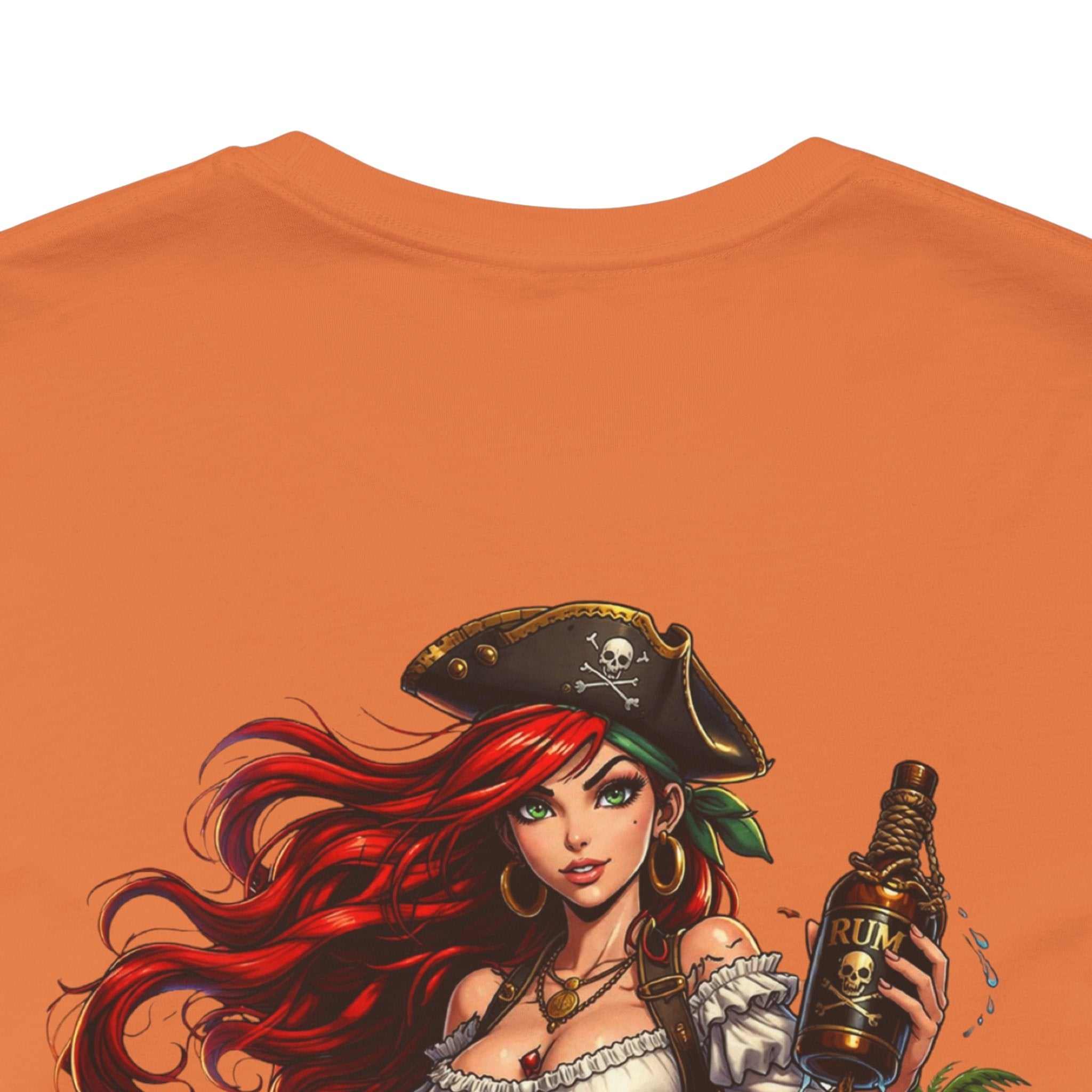 Rum Runs Deep Pirate Tee featuring nautical graphic and bold messaging for ocean lovers