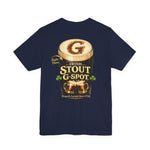 Irish Stout G-Spot T-Shirt — Funny Beer Pub Tee with Shamrock Design