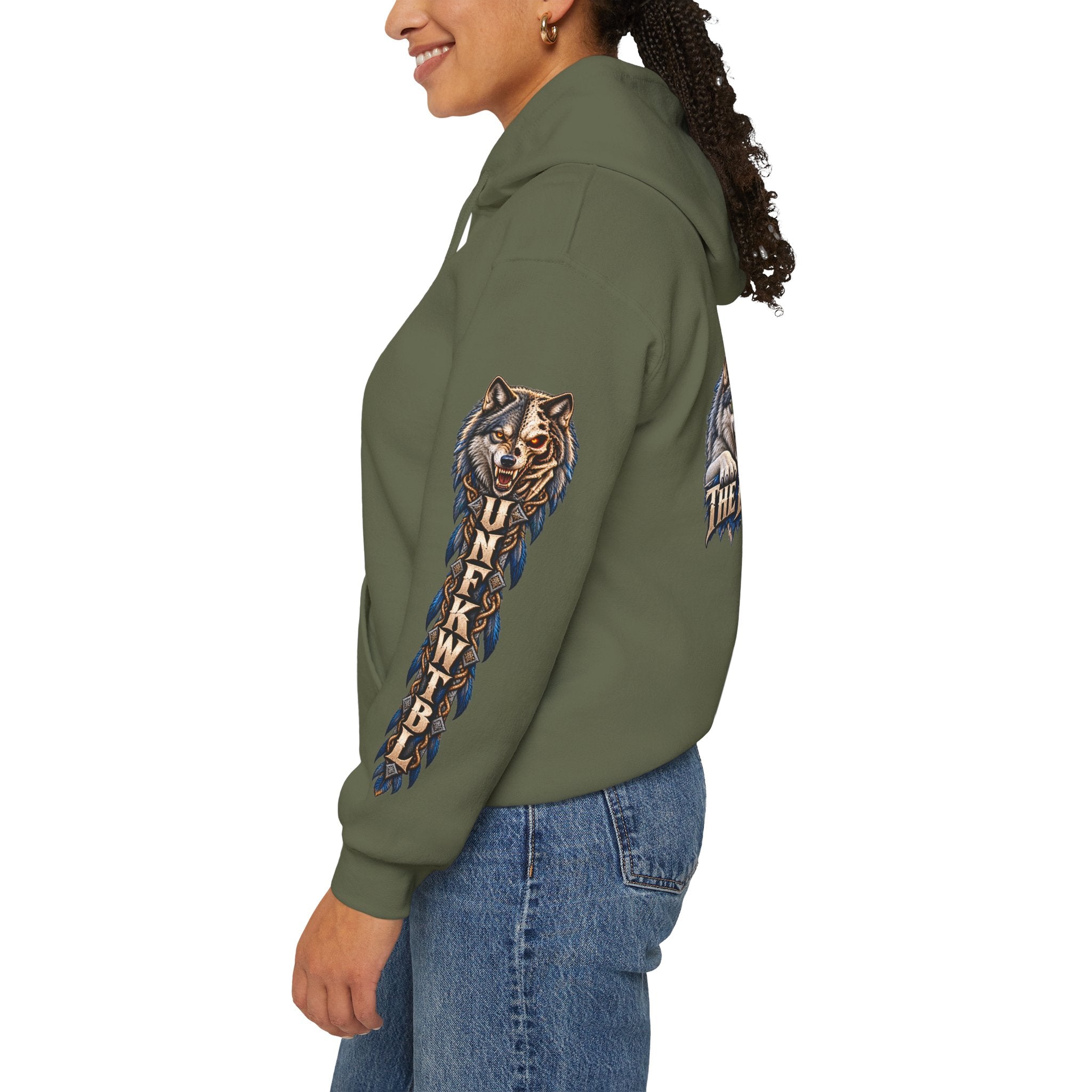 The Dead Don’t Kneel Wolf Hoodie | UNFKWTBL