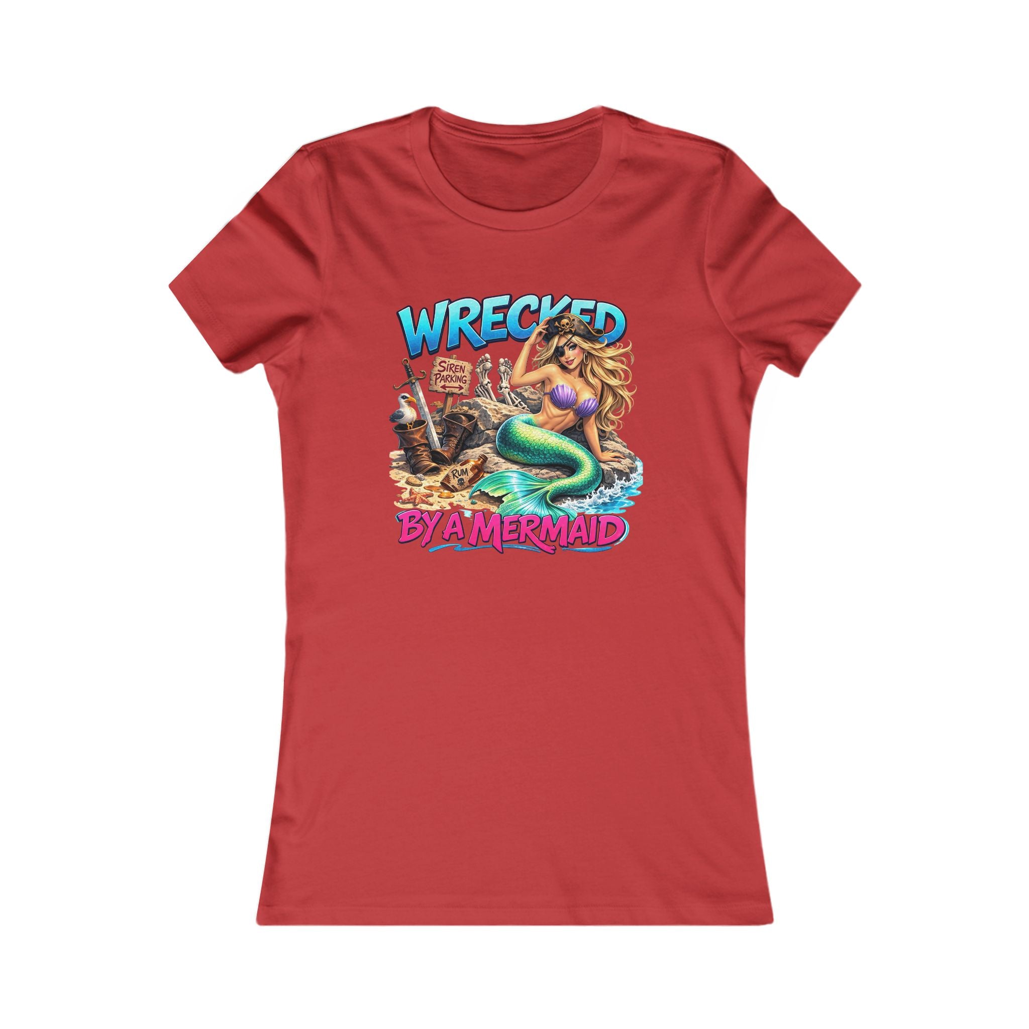 Wrecked By A Mermaid Women's Tee