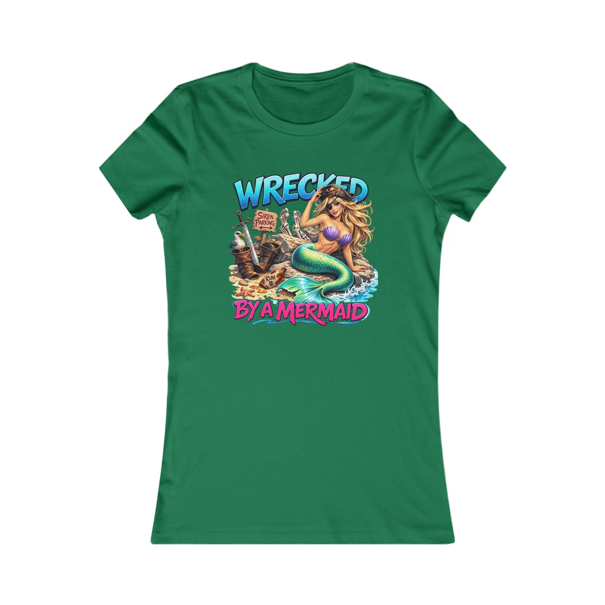 Wrecked By A Mermaid Women's Tee