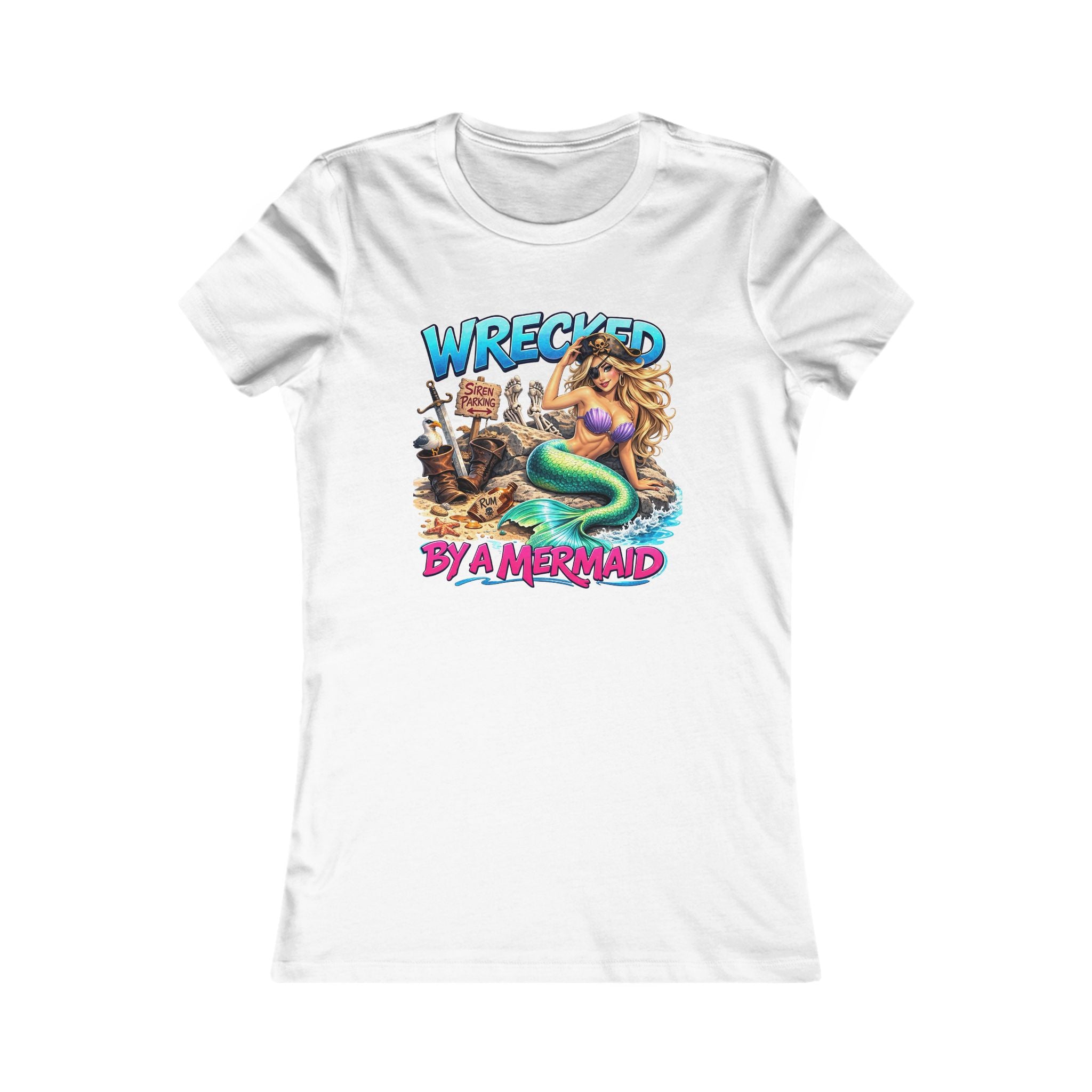 Wrecked By A Mermaid Women's Tee