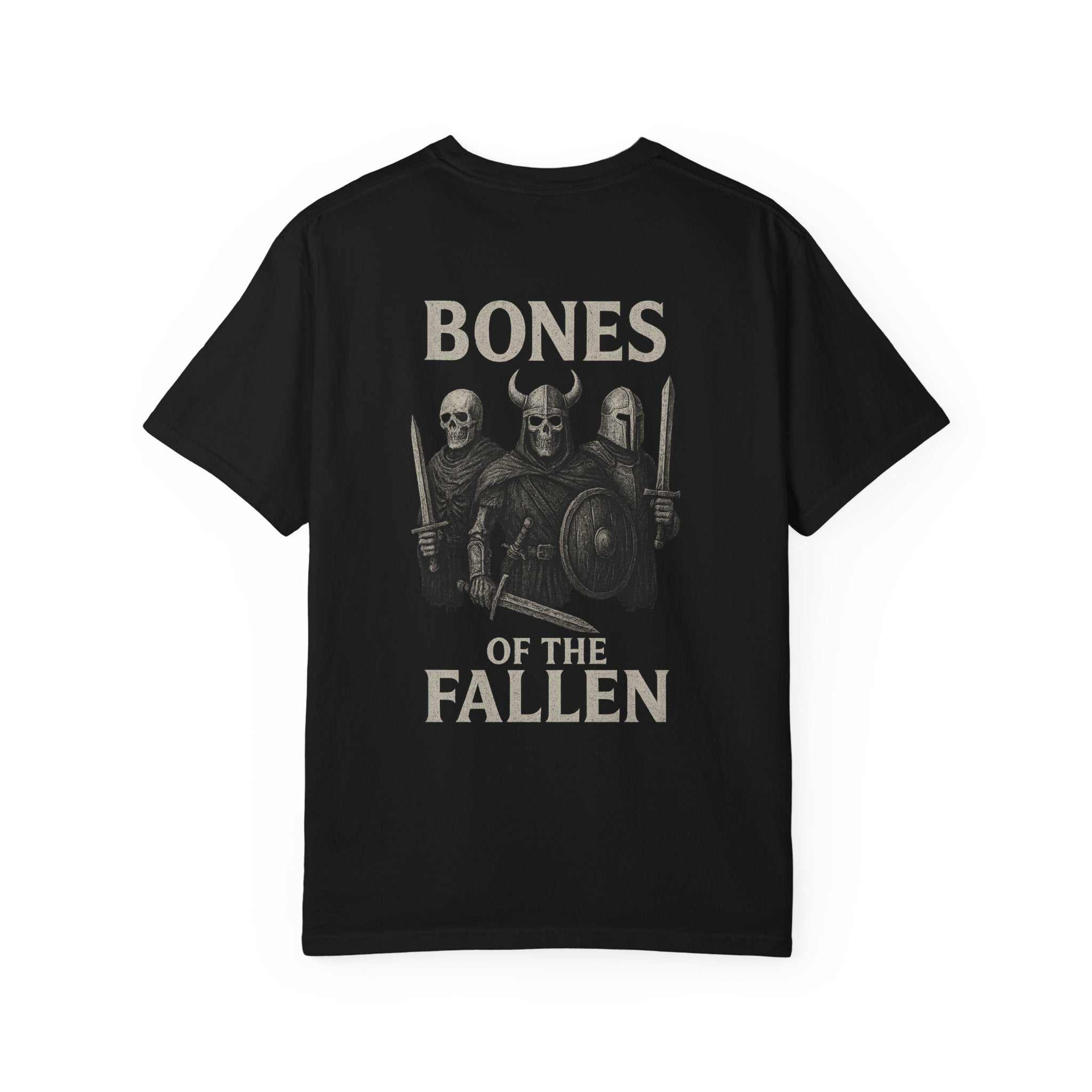 Viking Warrior Unisex Tee with King Ragnar graphic on garment-dyed soft fabric