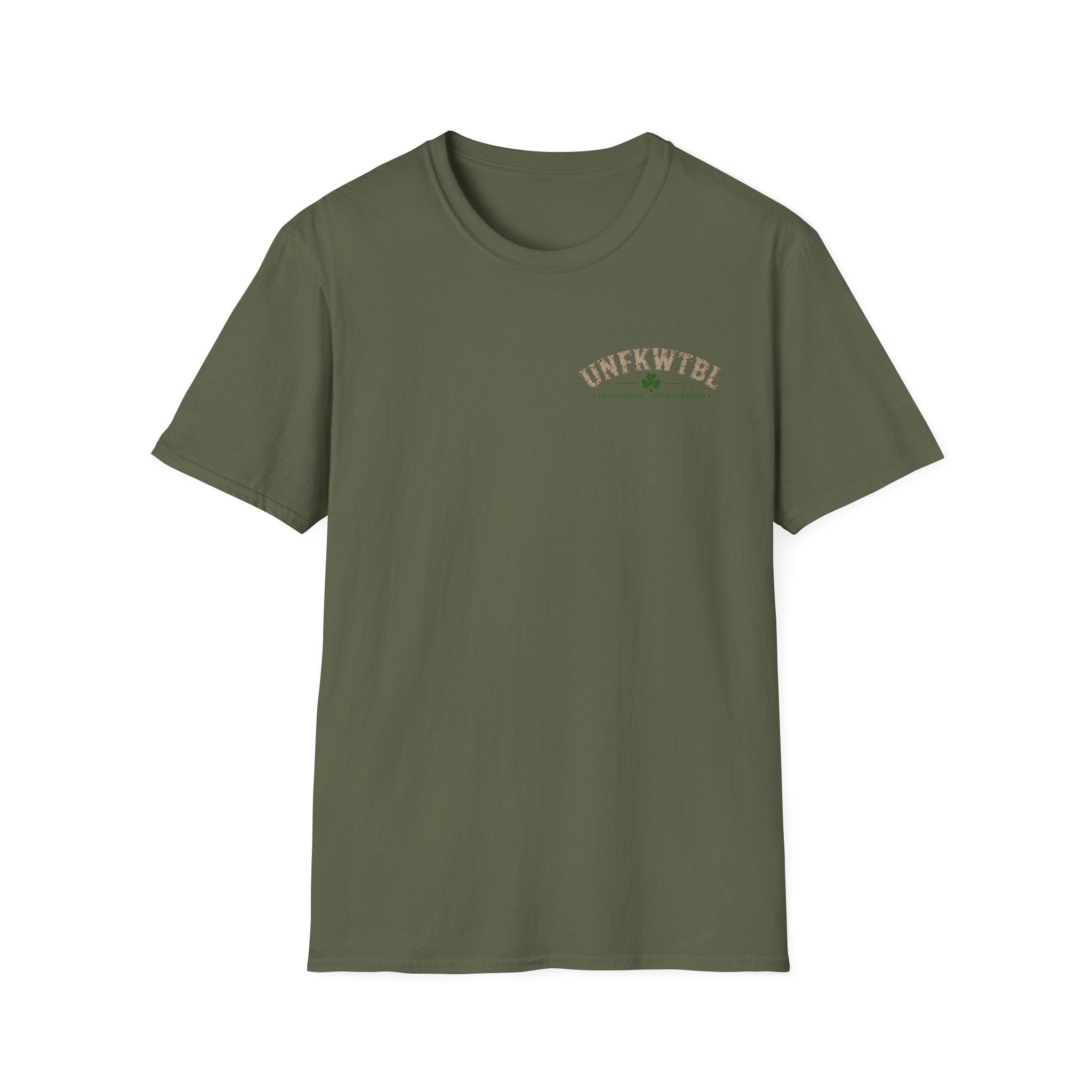 UNFKWTBL Vintage Logo T‑Shirt — Tactical Green Graphic Tee