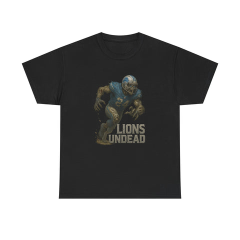 Detroit Lions Zombies Heavy Cotton Tee