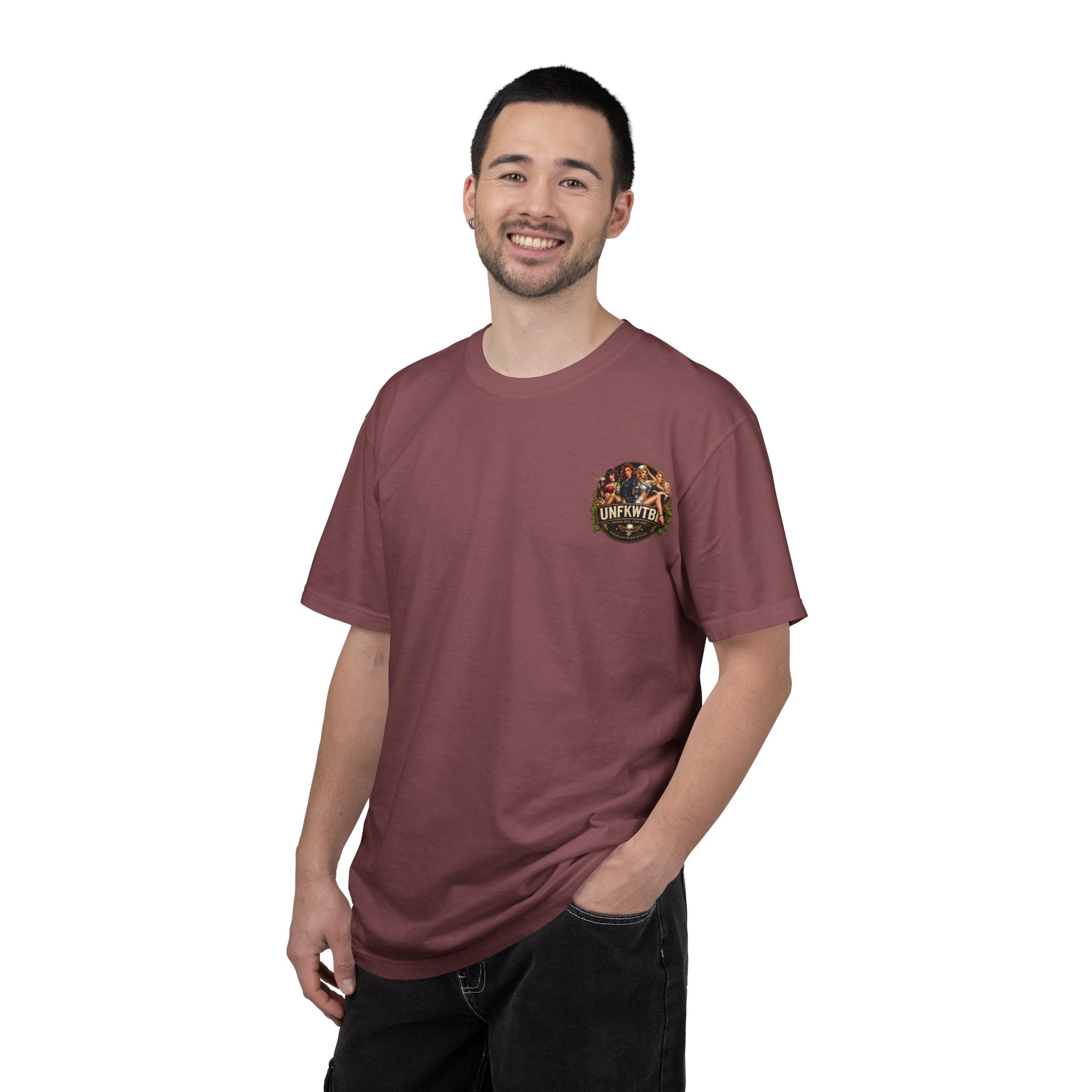 Beer Pinup T-Shirt – "Good Ale, Bad Choices" Retro Graphic Tee